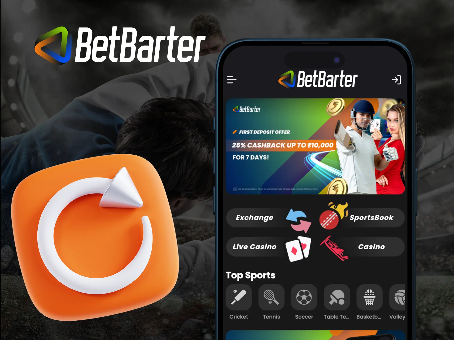 How can I update the Betbarter online casino application.