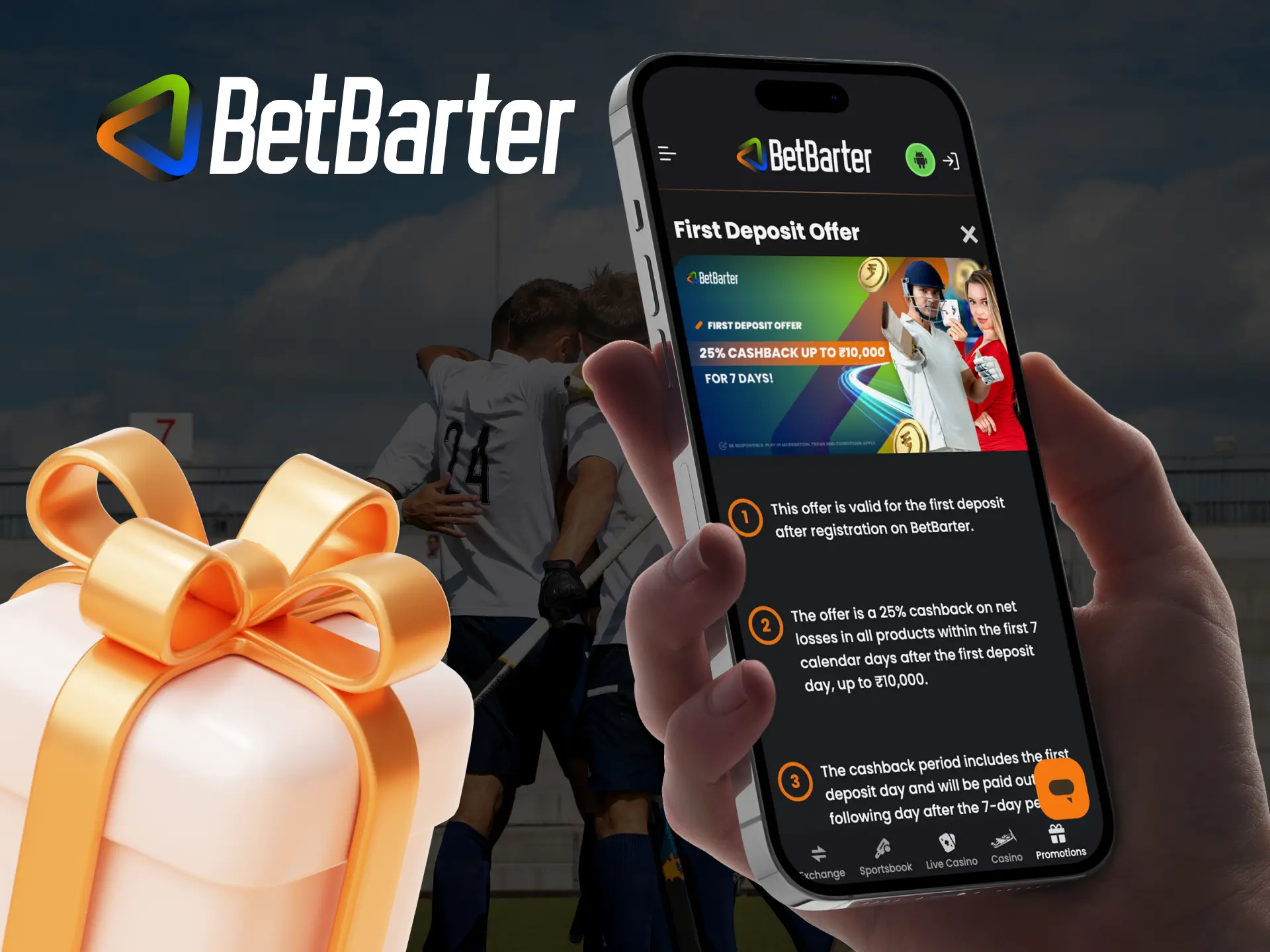 What welcome bonuses are there for players at the Betbarter online casino.