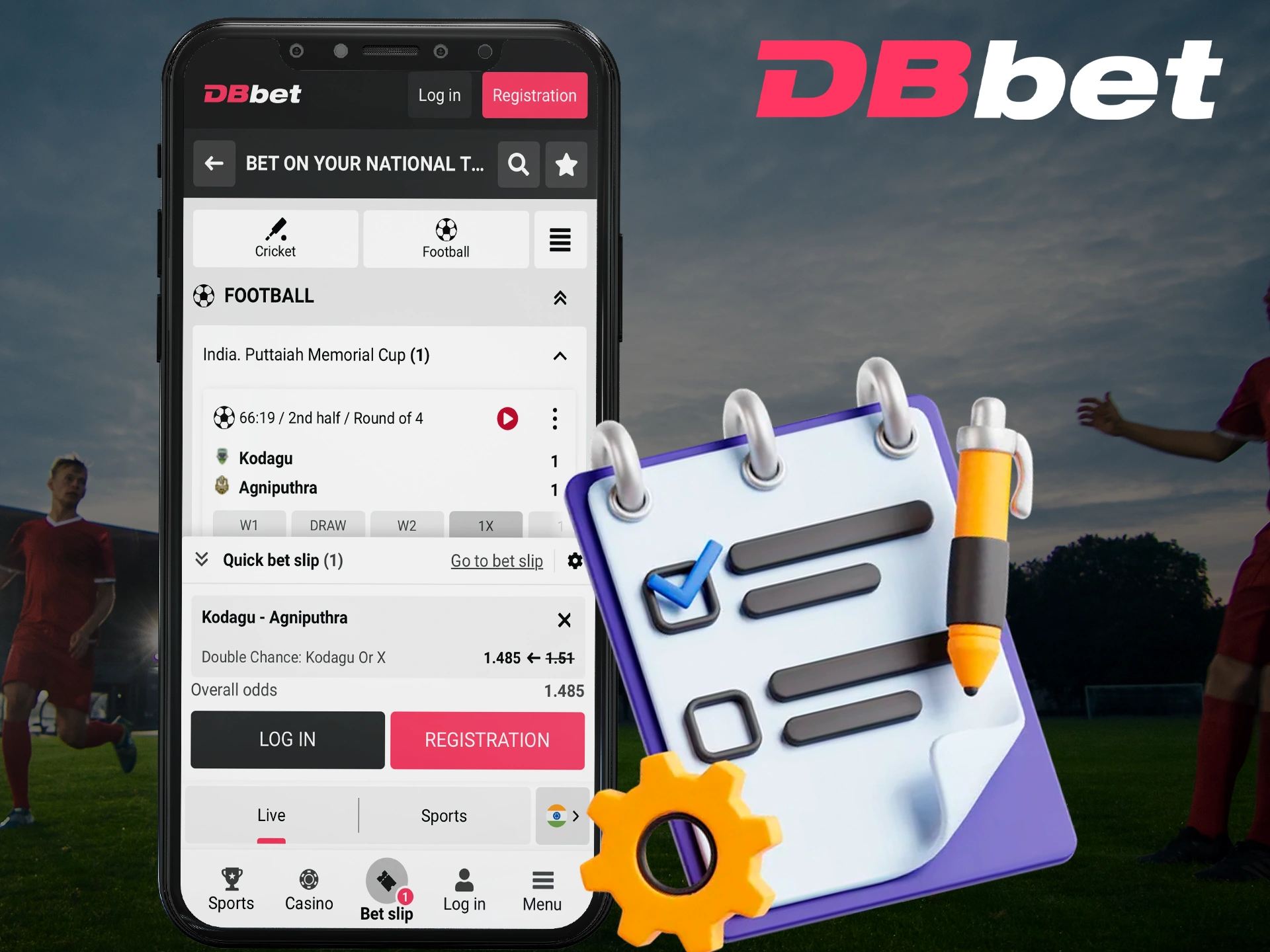 Choose the betting options that are right for you at DBbet.