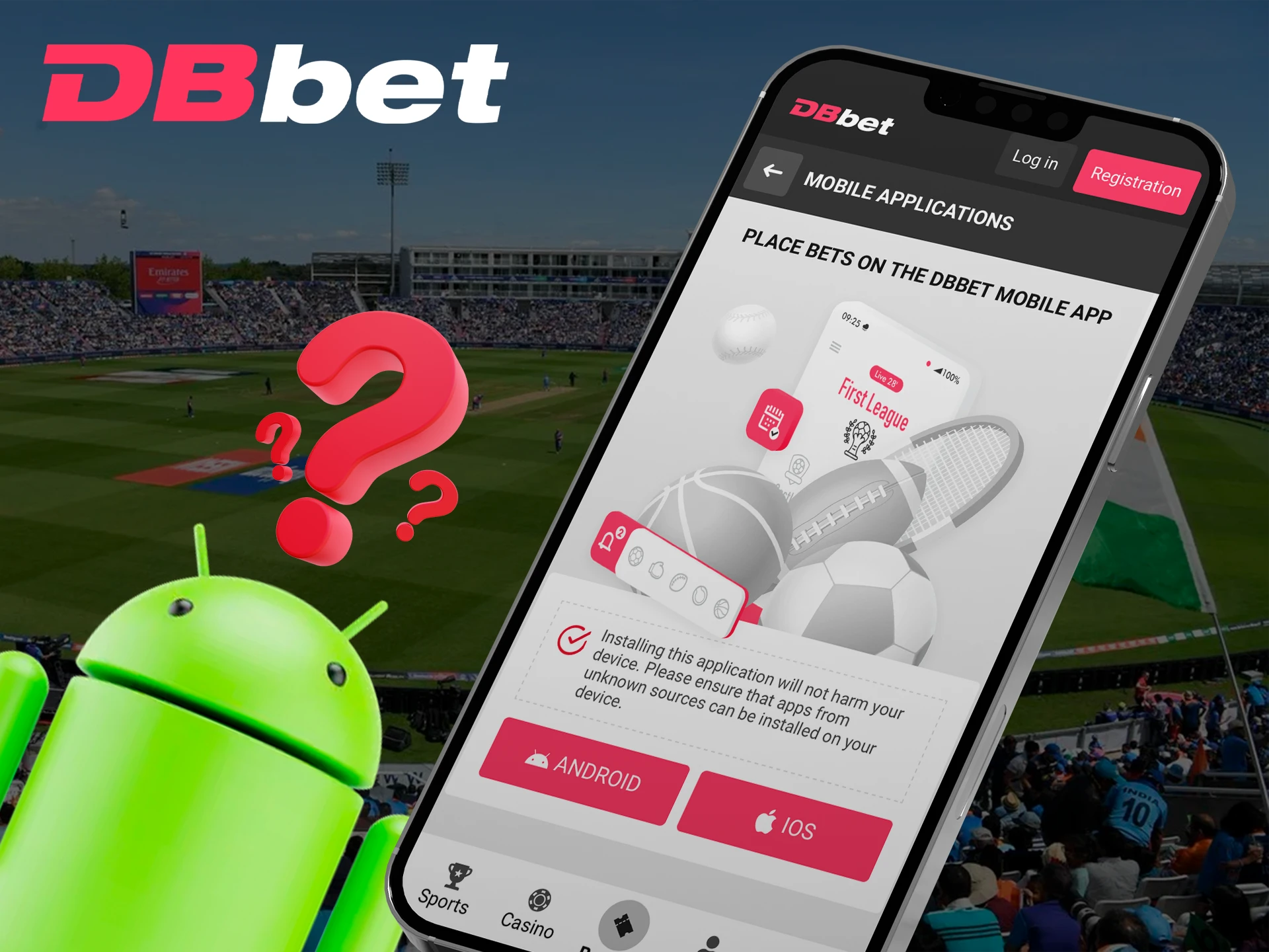 Find out how the DBbet app benefits you.