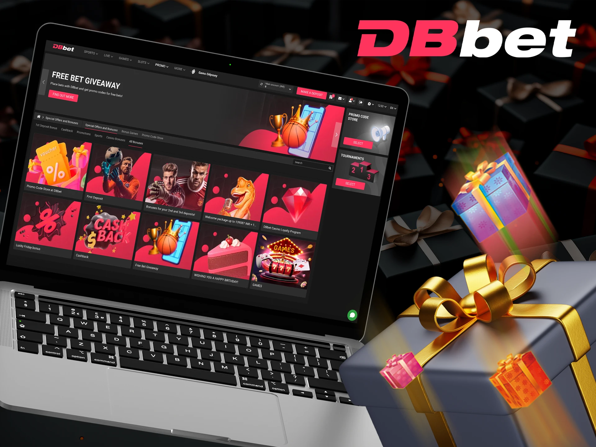 A welcome bonus for new DBbet players is already waiting for you.