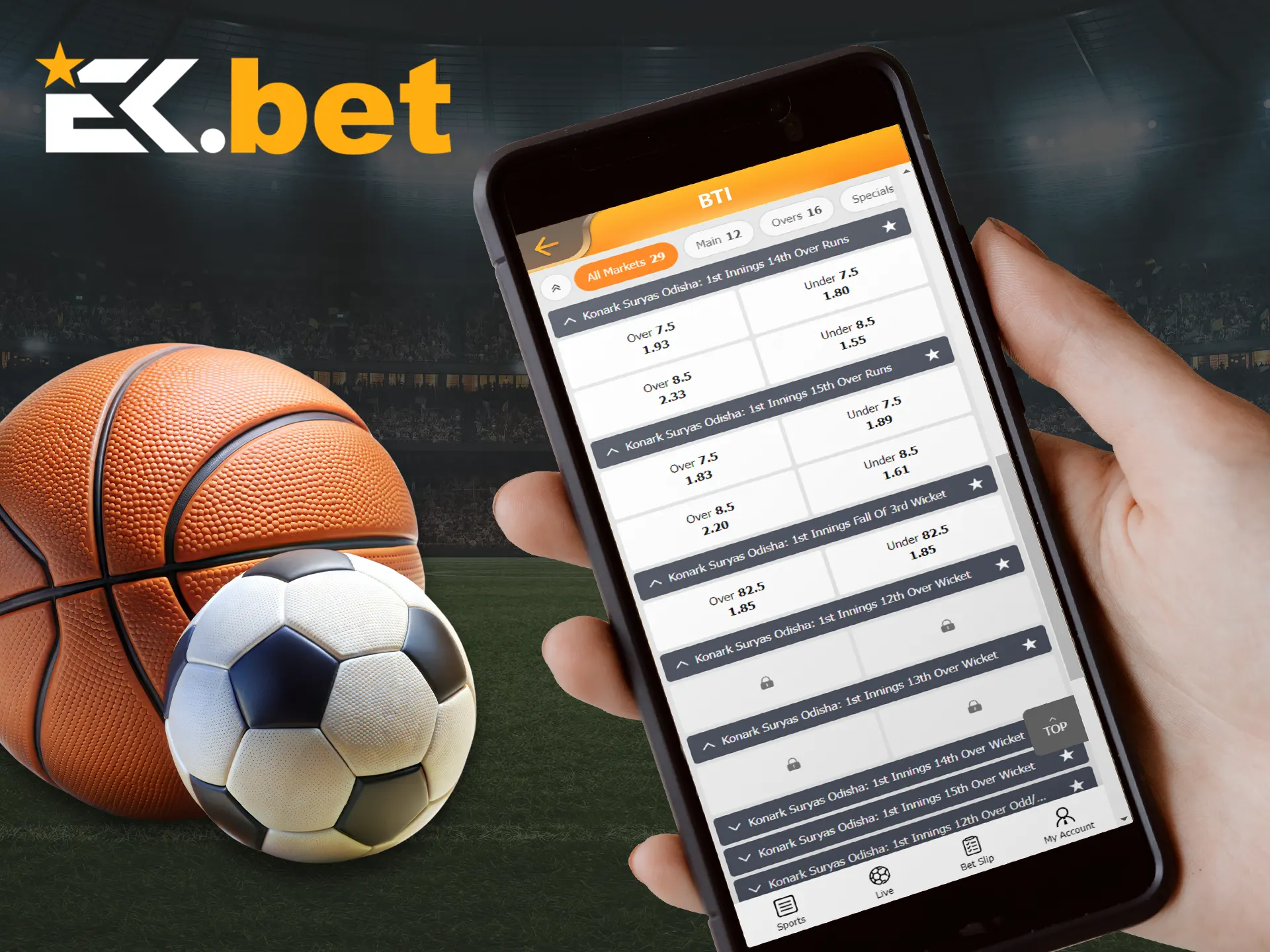 Think about your bet and place it on EkBet.