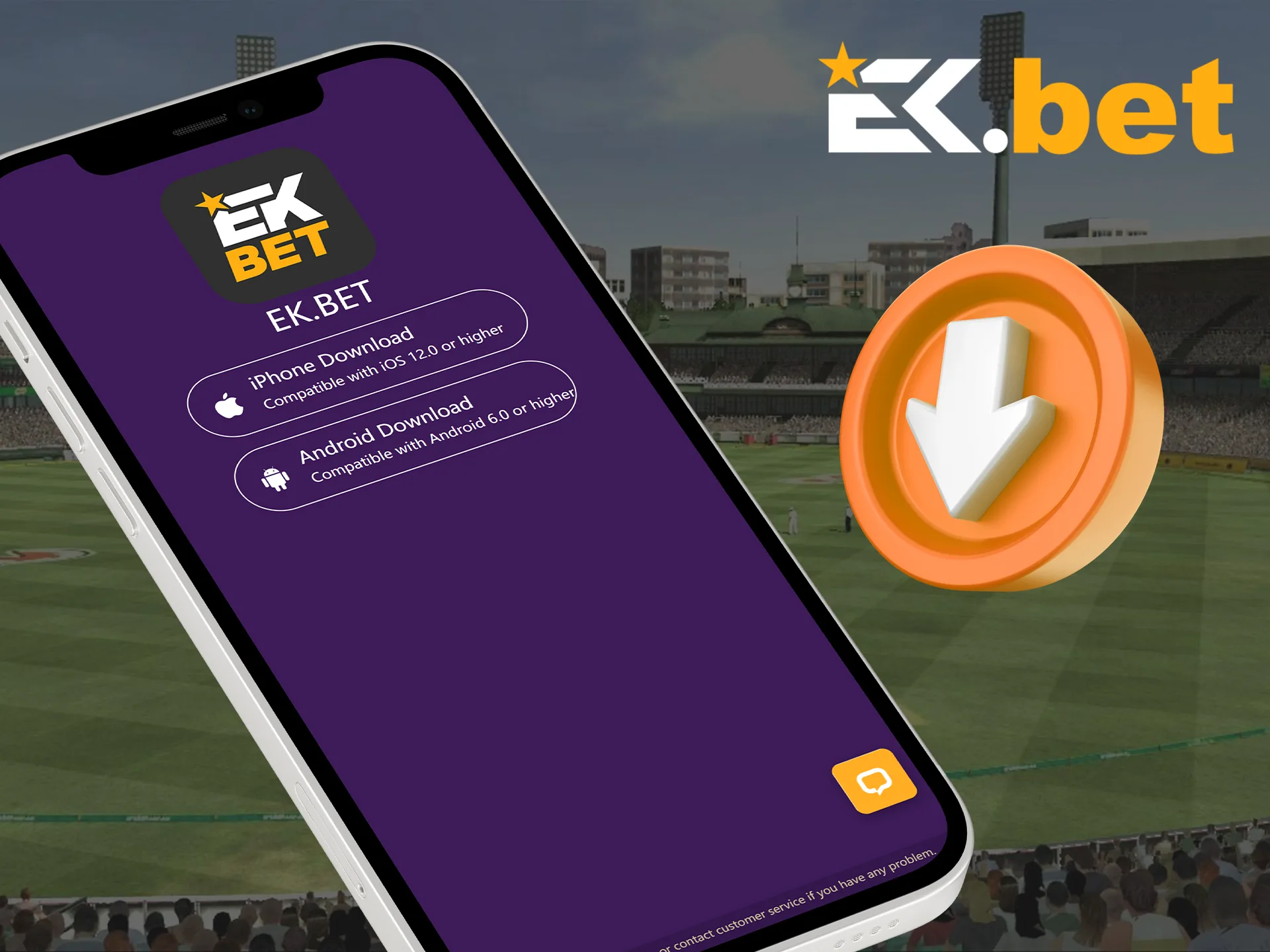 Install the EkBet mobile app in a few simple steps.