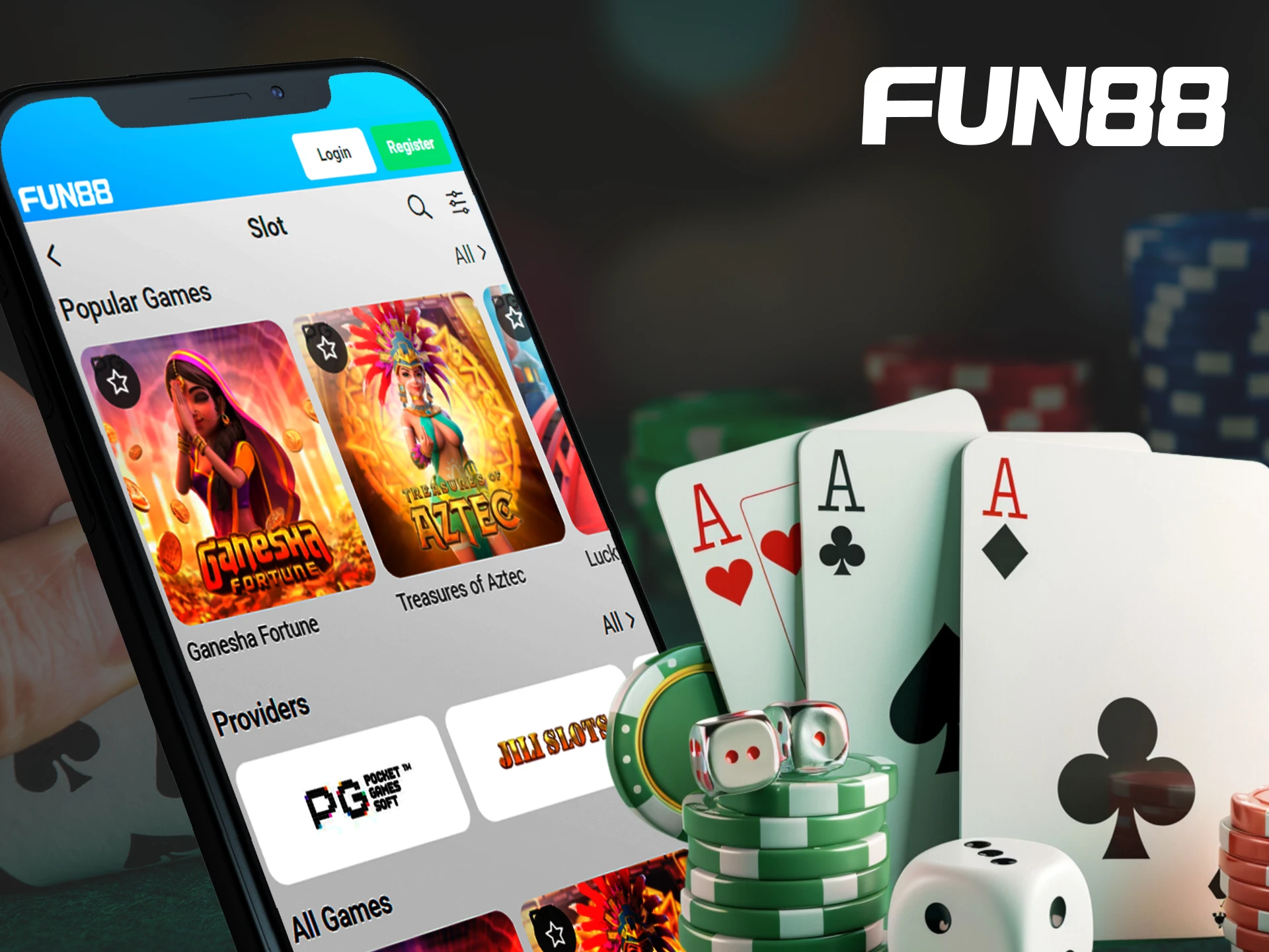 CASINO FUN88 - THẾ GIỚI SẢNH CHƠI CƯỢC LÀ ĂN