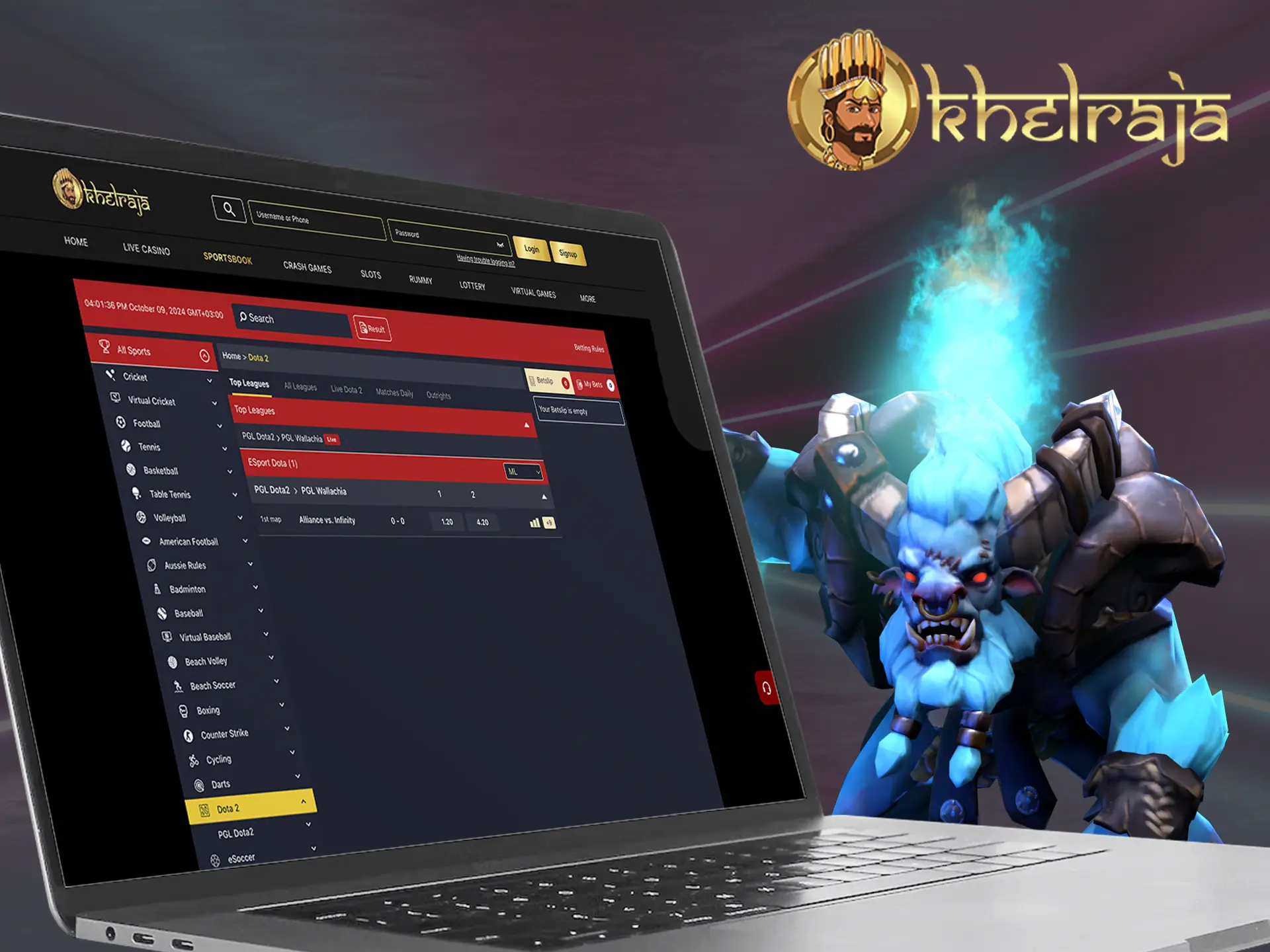 Consider choice of heroes when betting at Khelraja on Dota cyber sporting events.