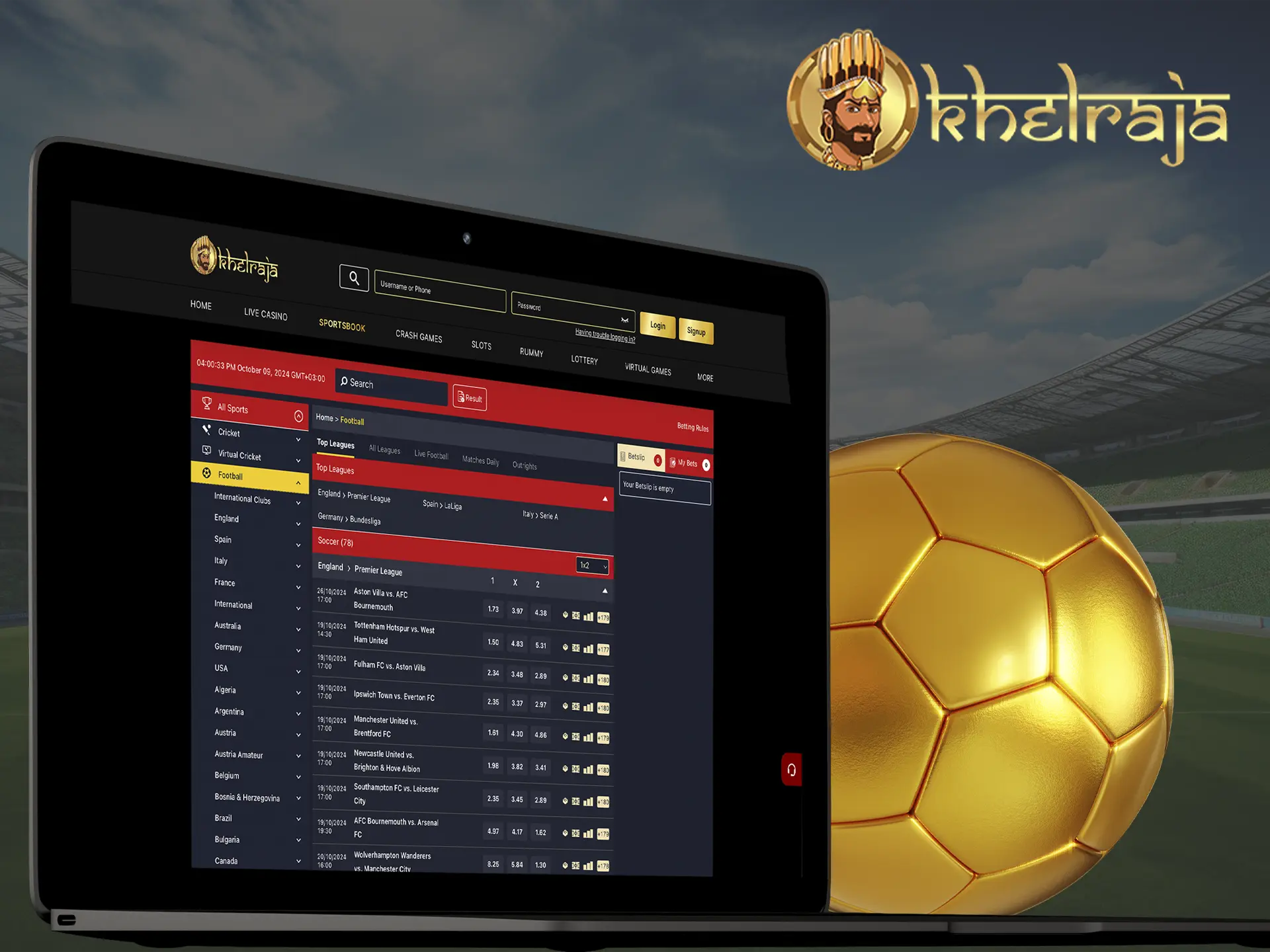 Follow the situation on the field and make your accurate predictions in Khelraja.