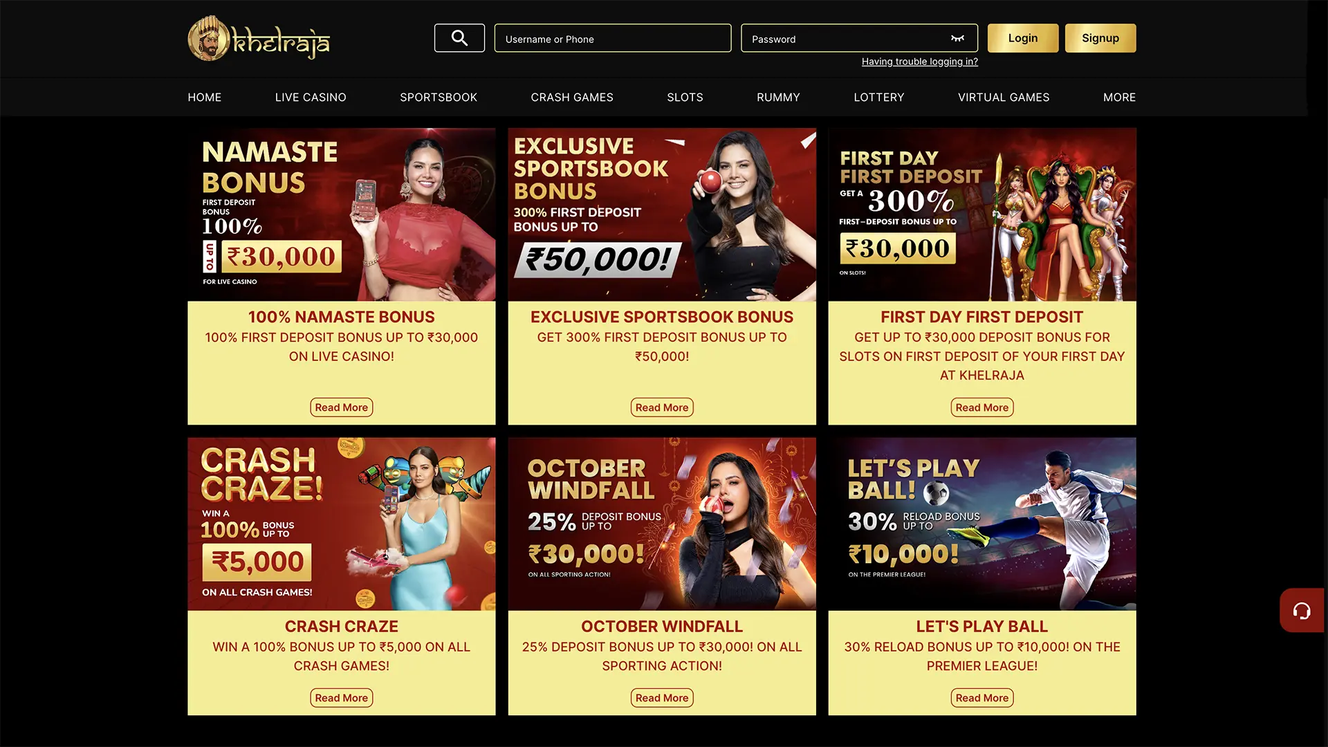 Promotions and bonuses from Khelraja Casino.