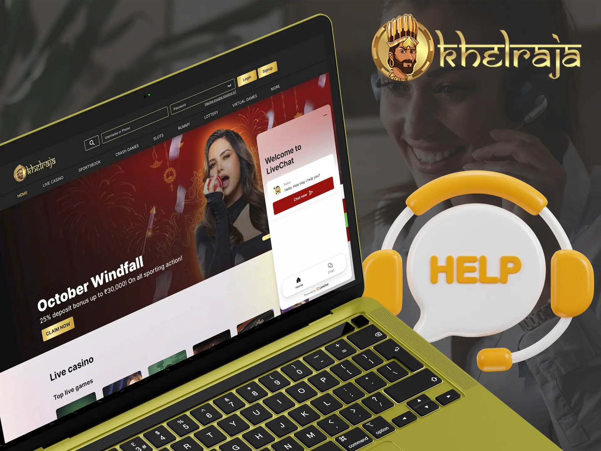 Learn about methods to quickly get in touch with Khelraja Casino support.