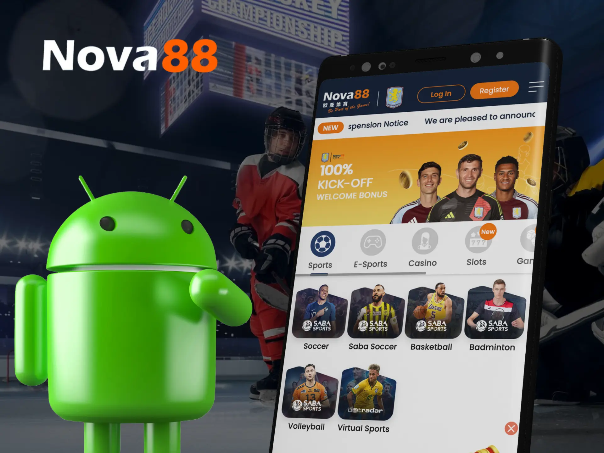 How to install the Nova88 online casino application for your Android phone.