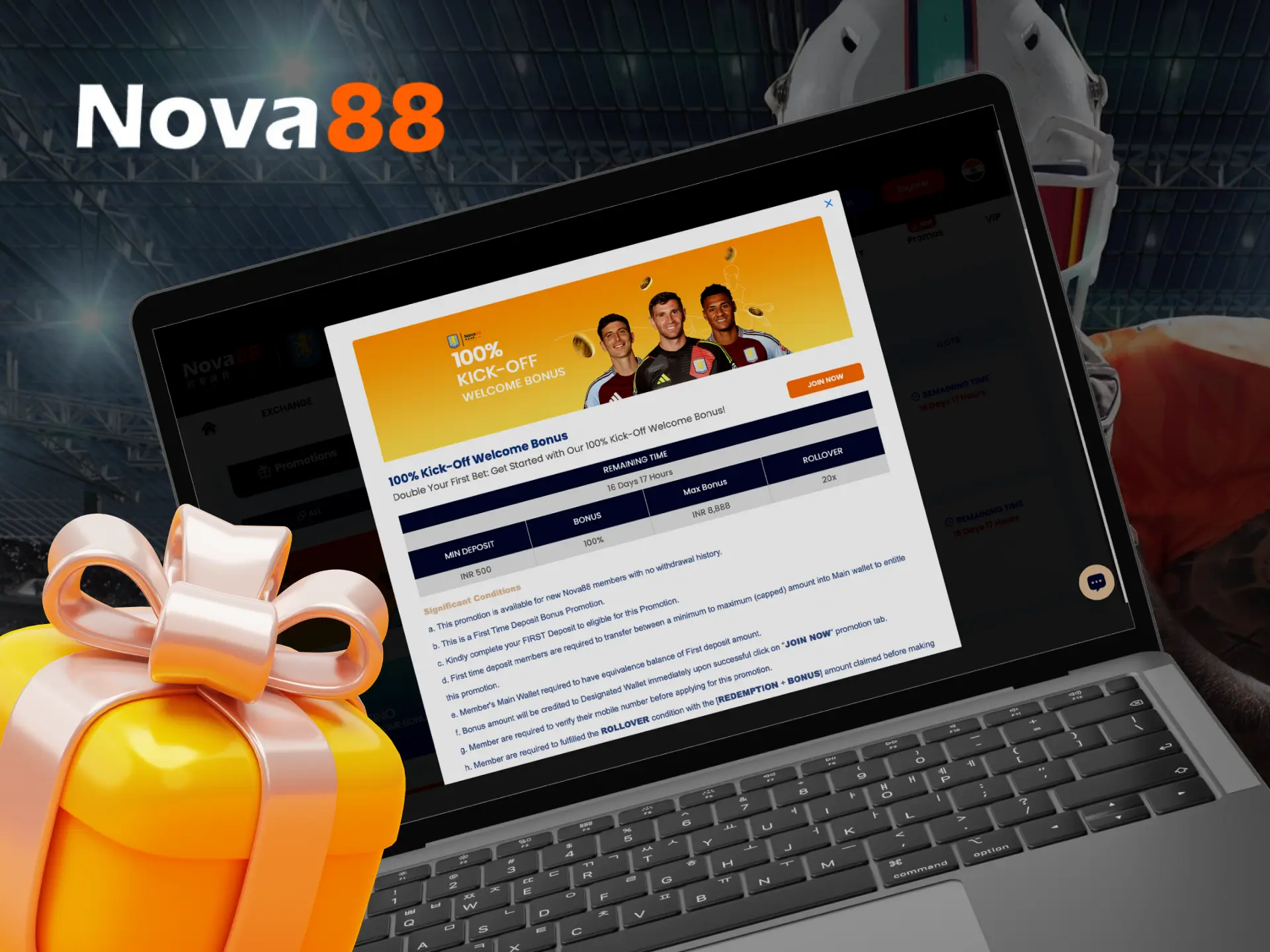 Are there bonuses for new players at the Nova88 online casino.