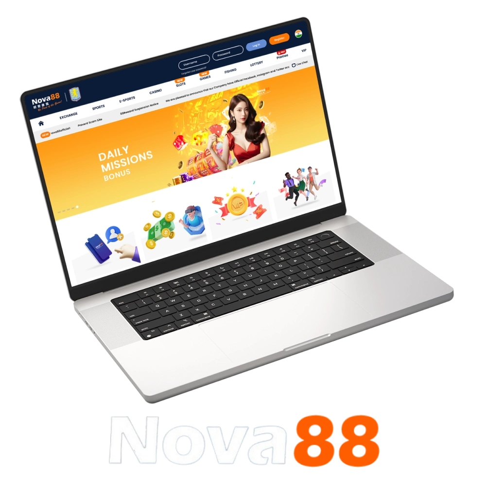 What does Nova88 online casino offer to players in India.