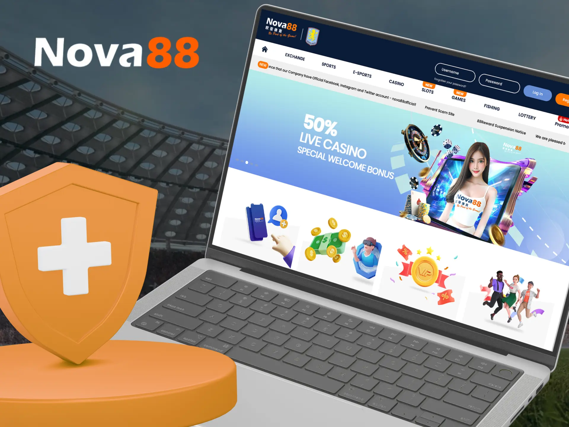 What license does Nova88 online casino have.