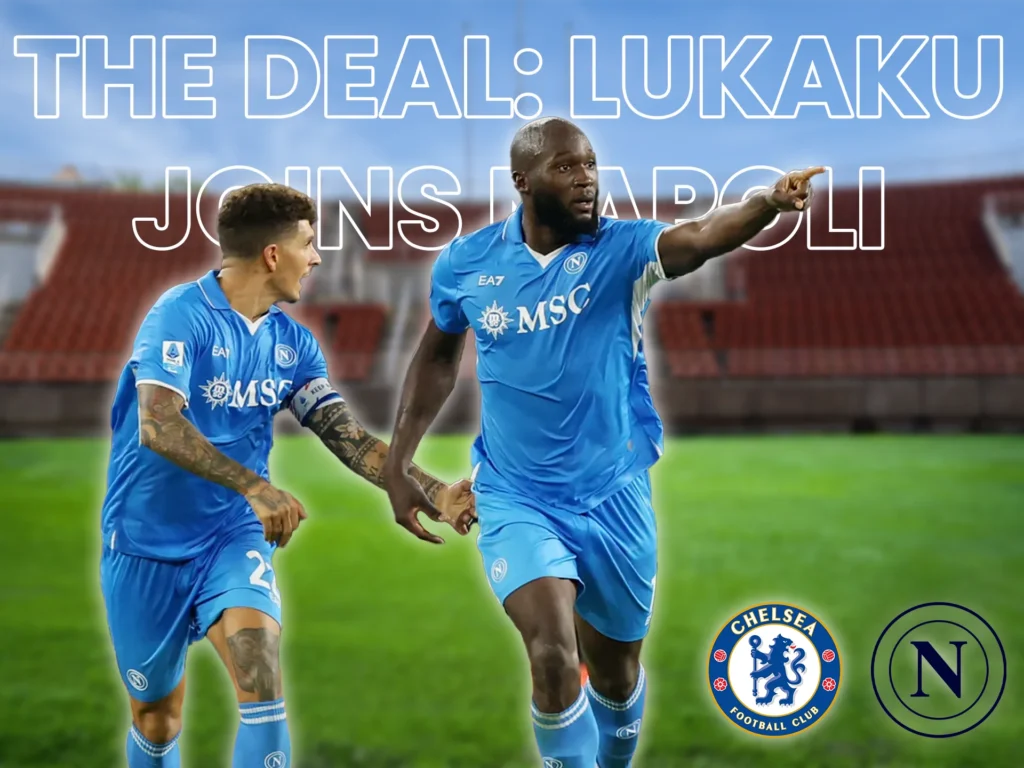 Lukaku is set to sign a three-year contract with Napoli.