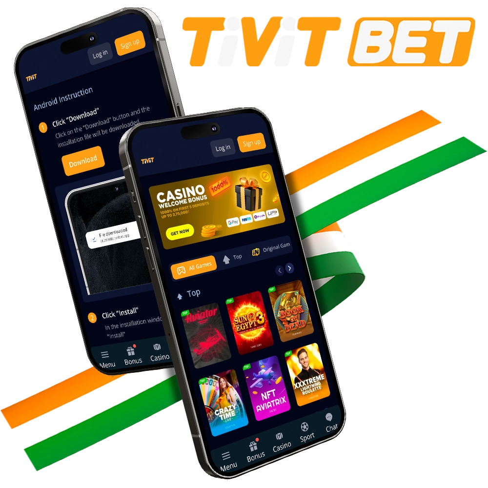 Try your luck on the Tivitbet mobile app.