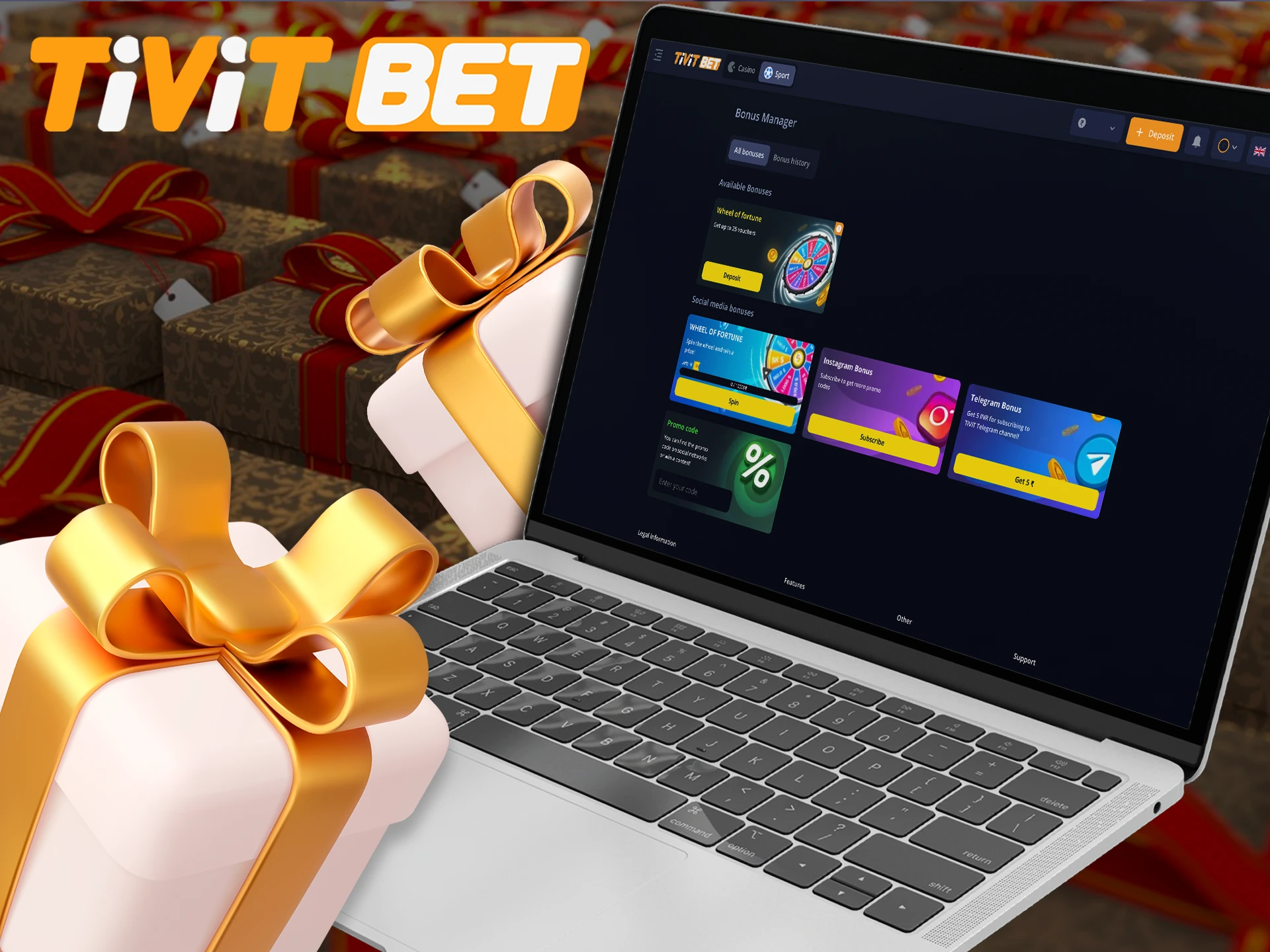 Exclusive bonuses for new players are already waiting at Tivitbet.