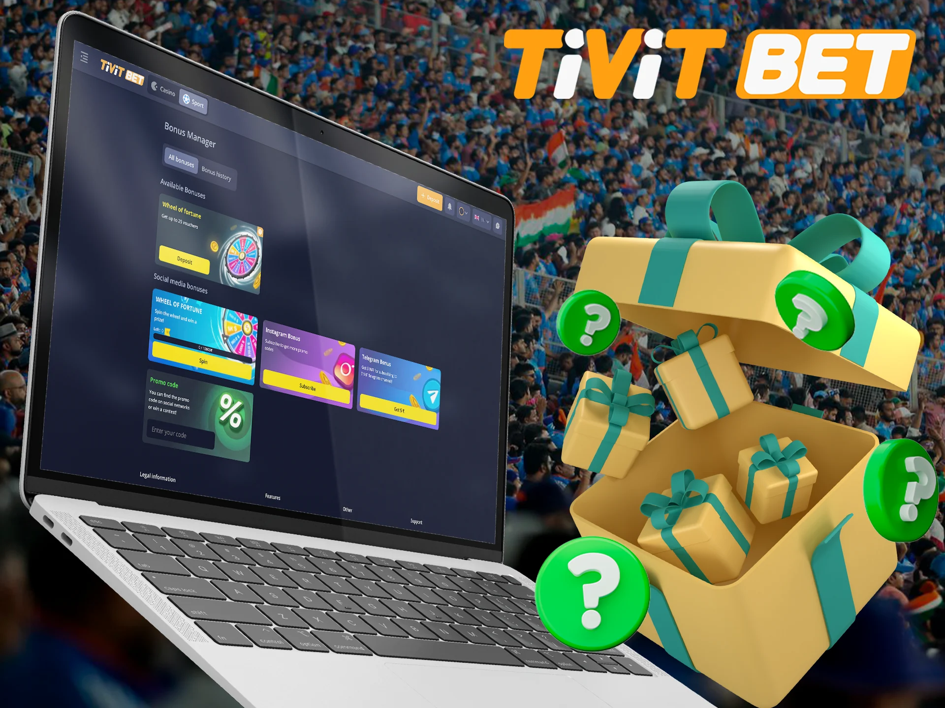 Find out how to get a welcome bonus from Tivitbet.