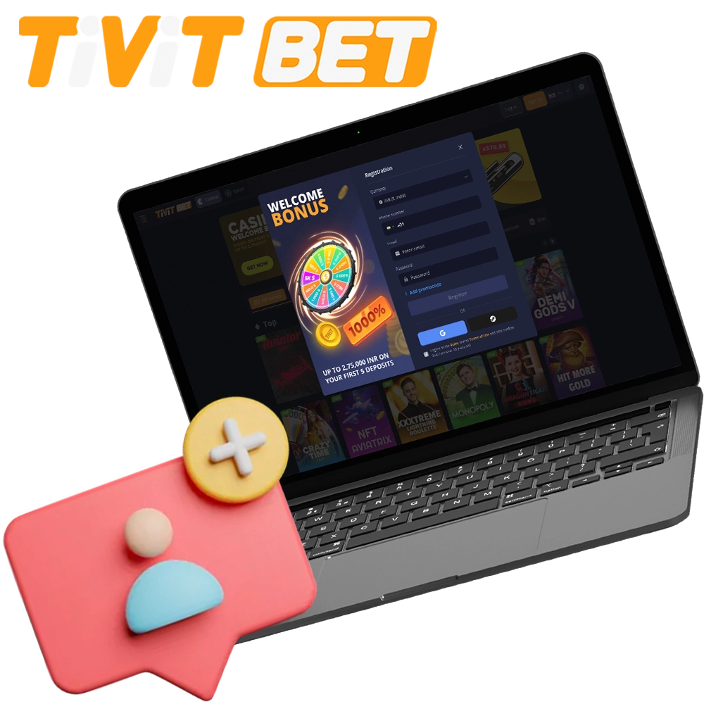 Register at Tivitbet to start betting.