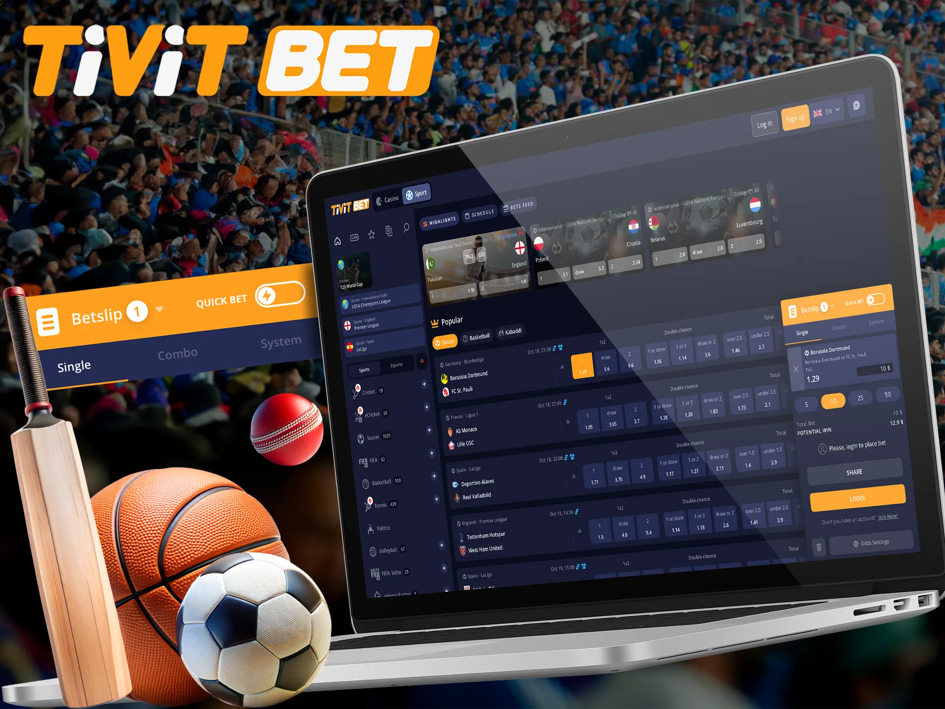 Choose the right type of sports betting for you at Tivitbet.