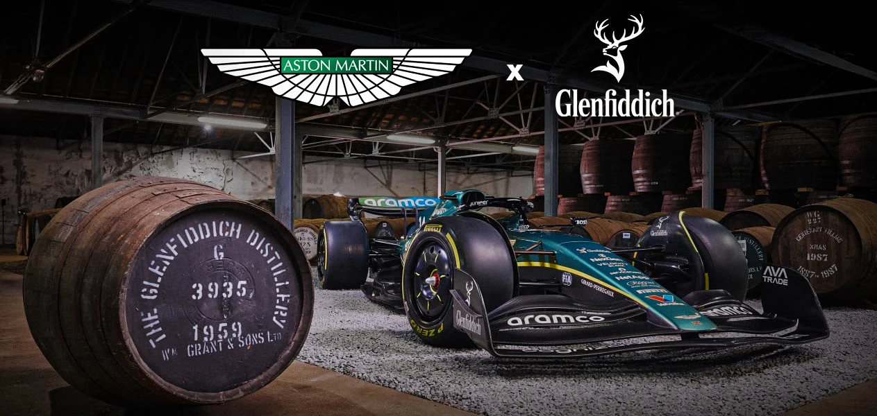 Aston Martin Aramco F1 Team partner with Glenfiddich