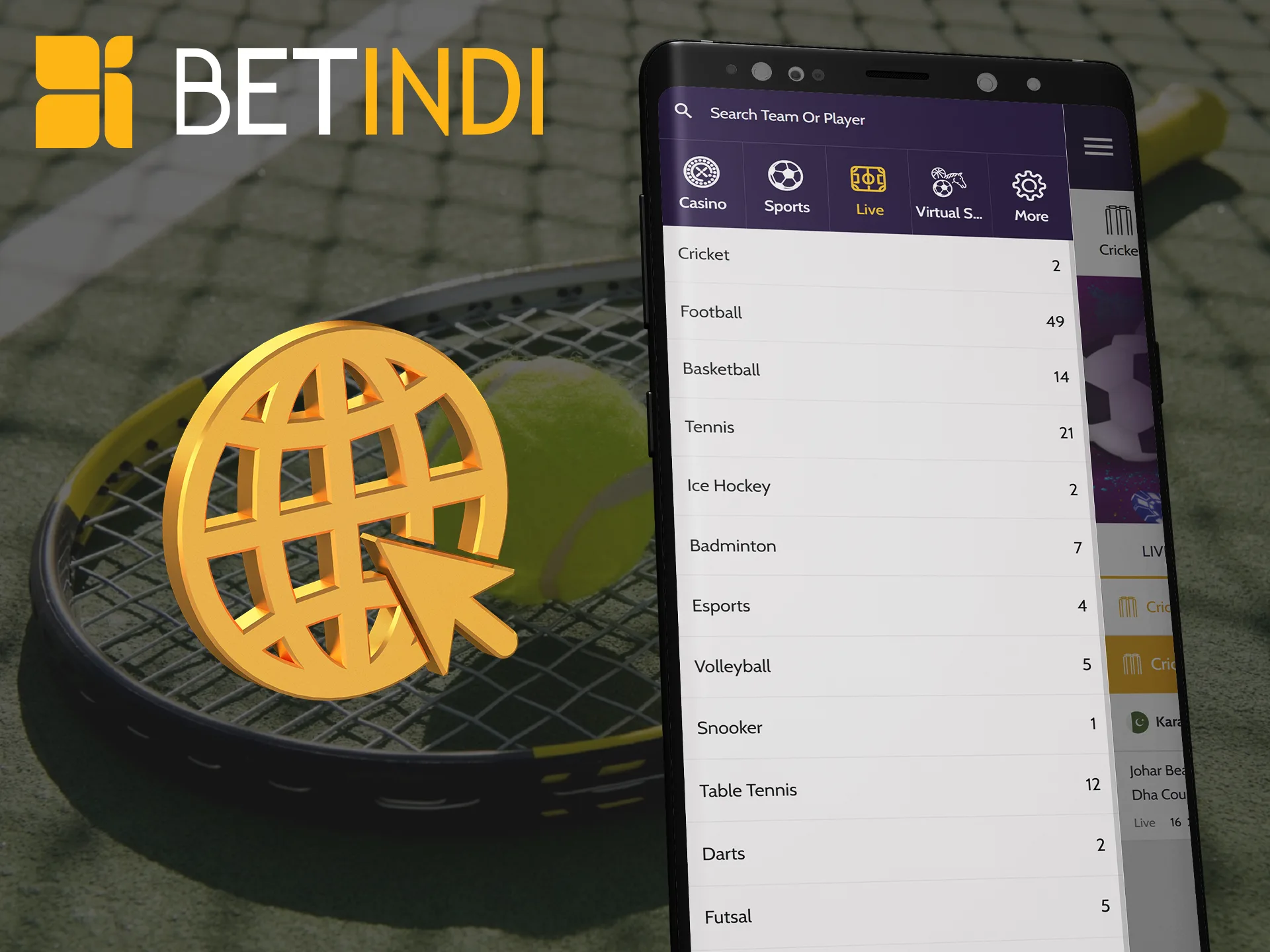 If you don't want to install the Betindi app, you can use the mobile version of the site.