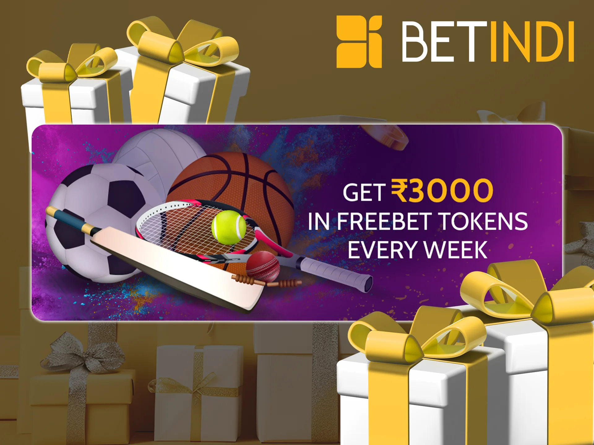 Top up at Betindi every week and get free bets.