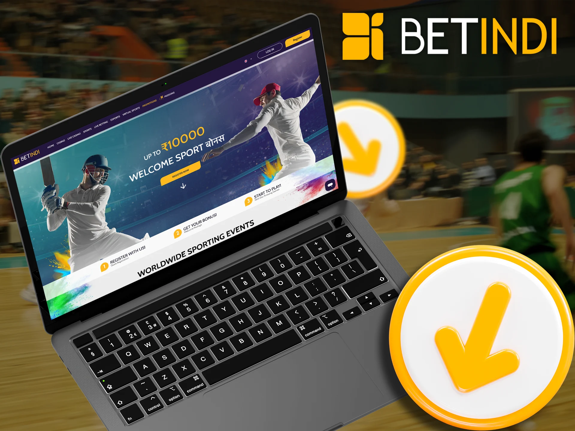 Install the Betindi app on your pc where bonuses and luck await you.