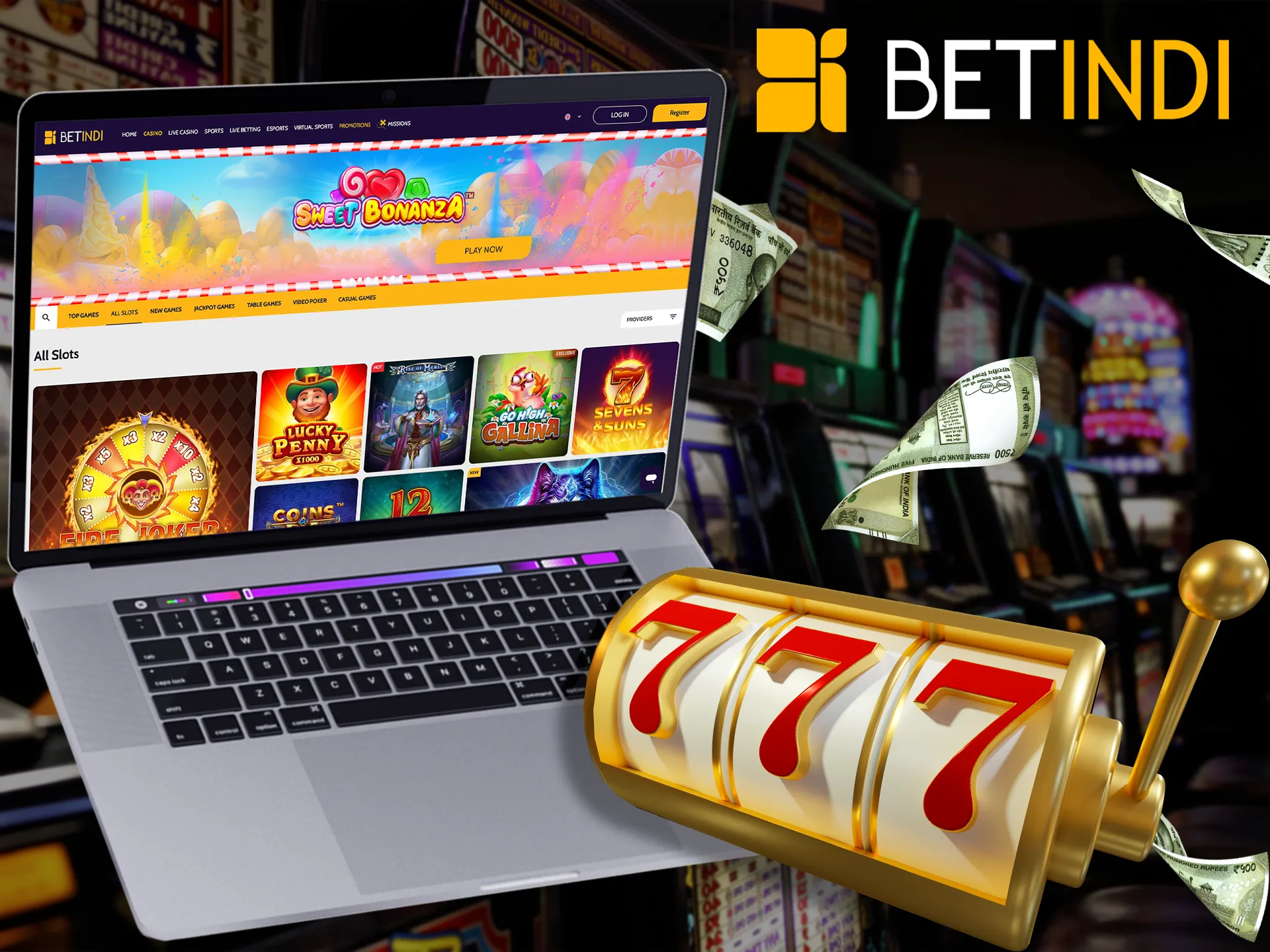 Choose the right slot to win big at Betindi.