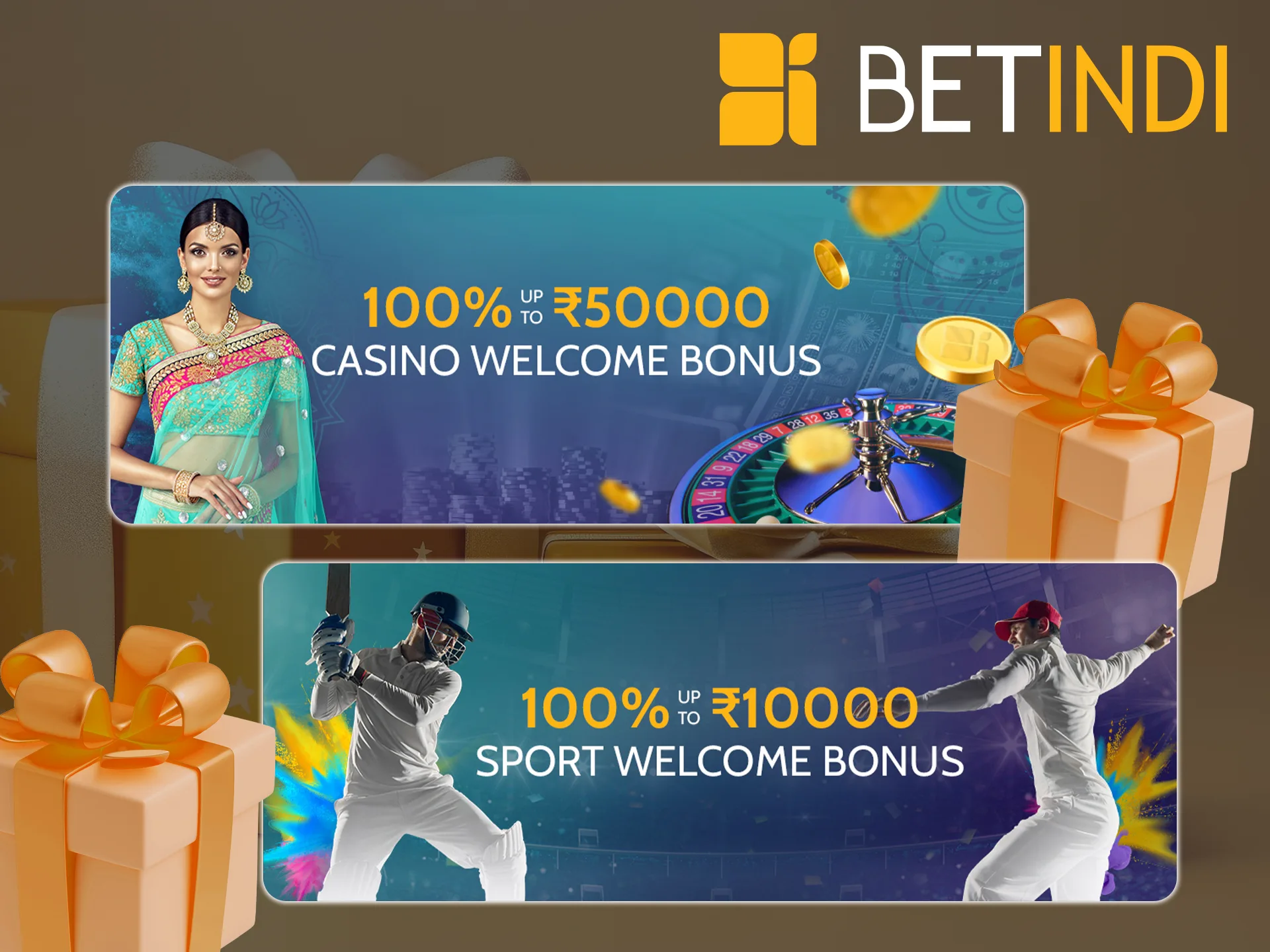 Betindi offers bonuses on the first deposit.