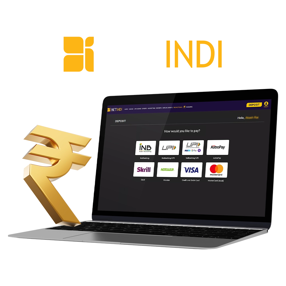 At Betindi you can deposit and withdraw funds in several ways.