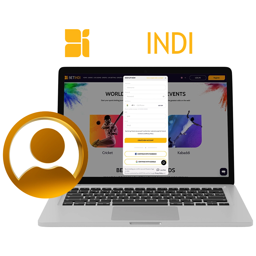 Learn how to register on Betindi quickly and correctly.