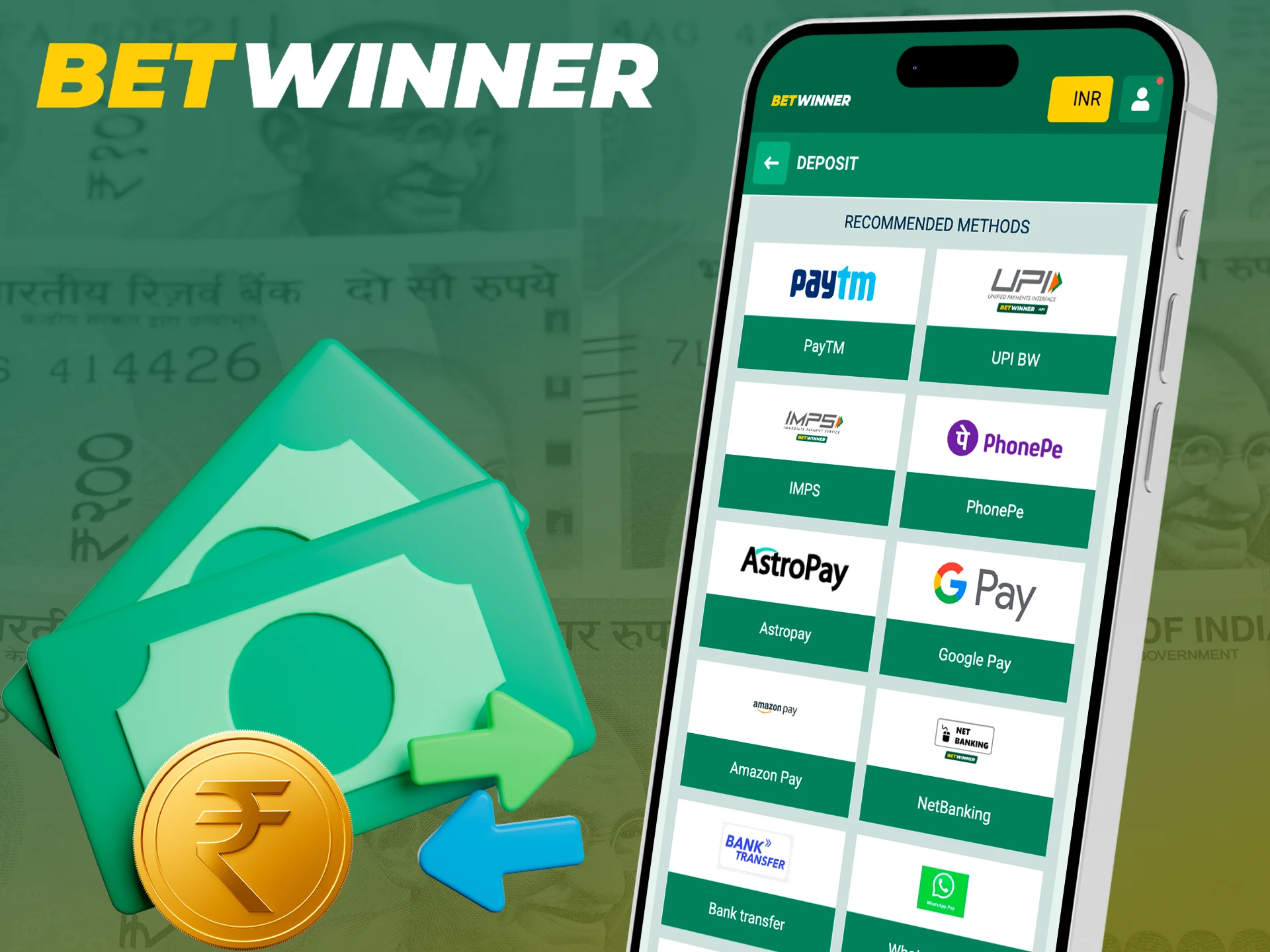 Use the available calculation methods in the Betwinner app.