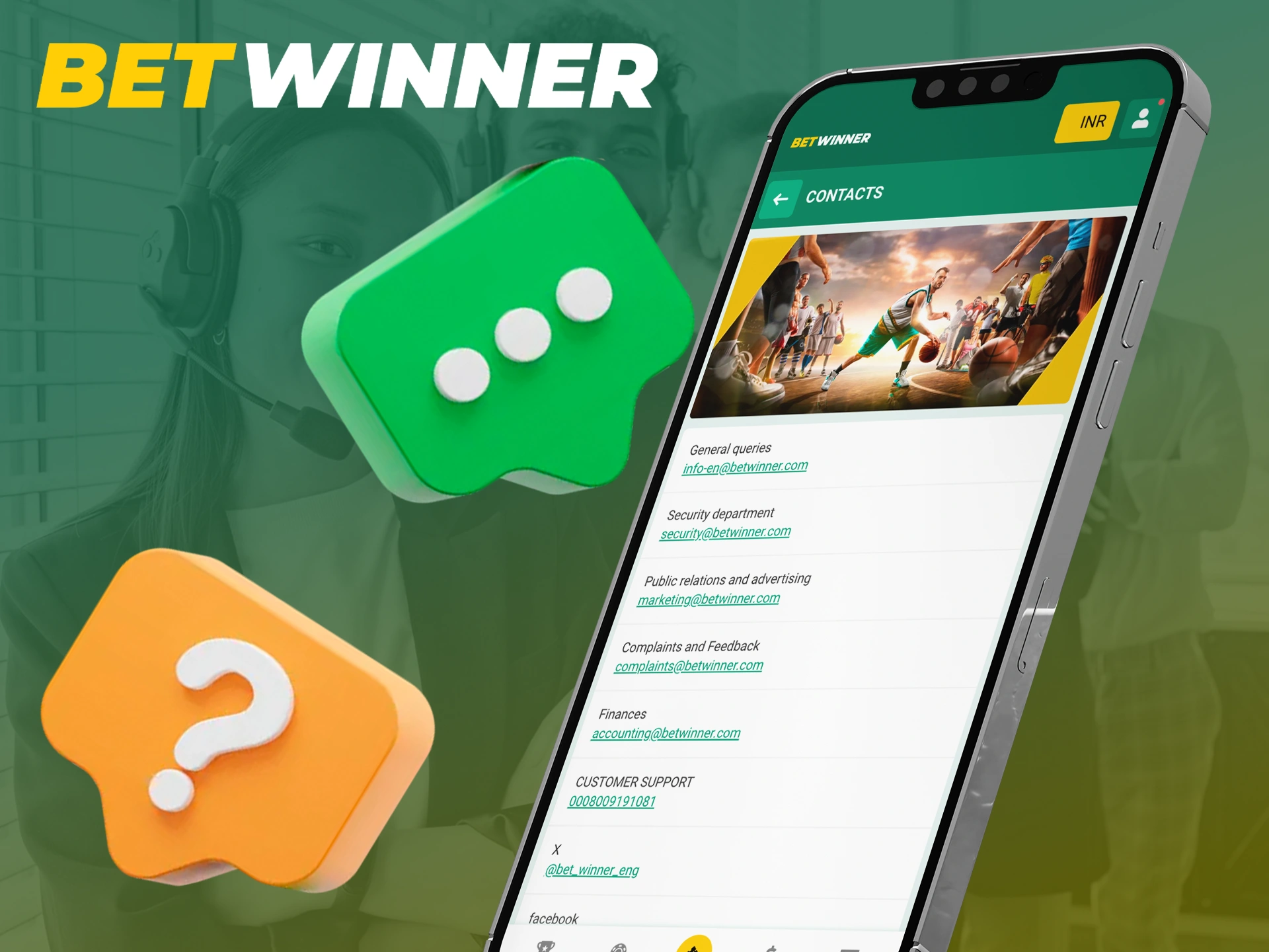 Contact the Betwinner team if you are having difficulty playing in the app.