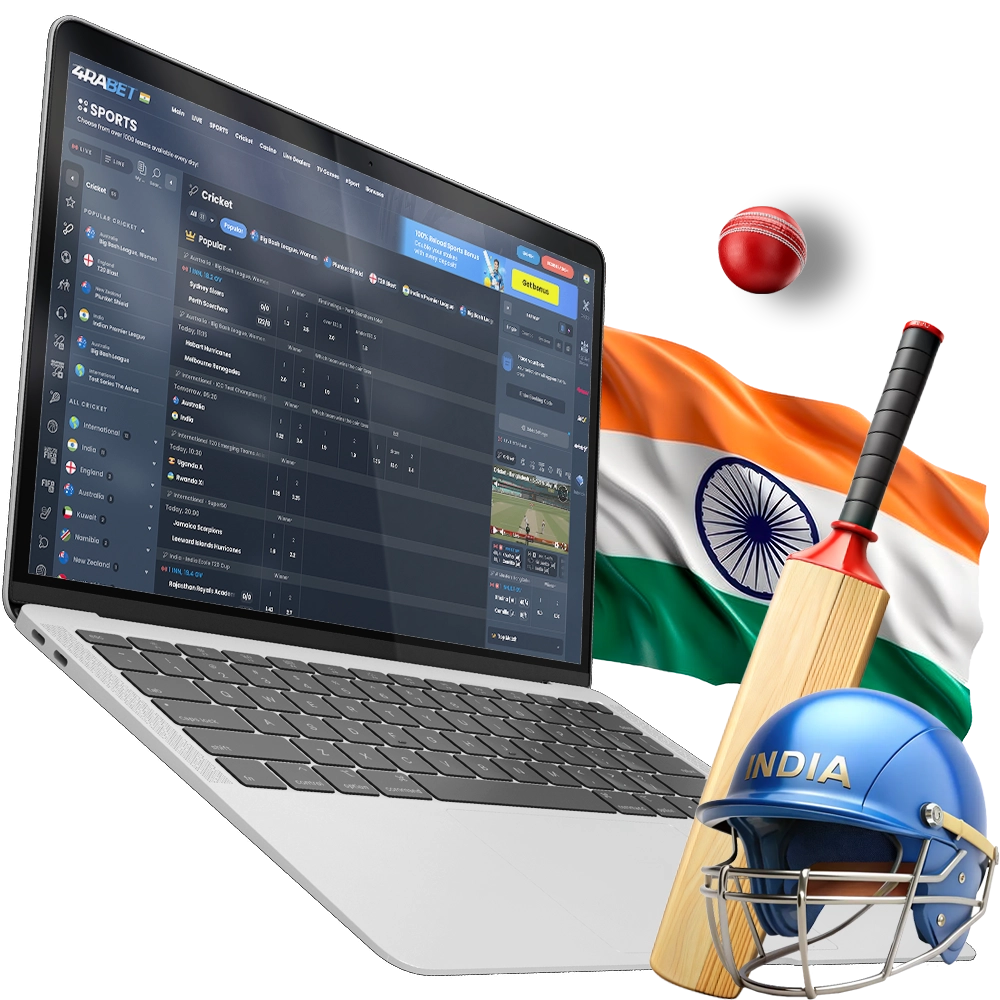 Place your cricket bets with the best bookmakers in India.