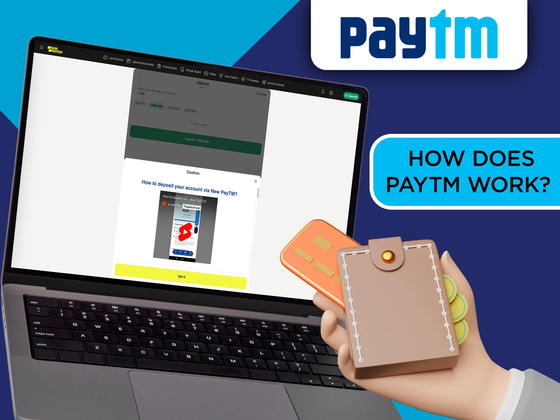 Read how to use Paytm payment system in India.