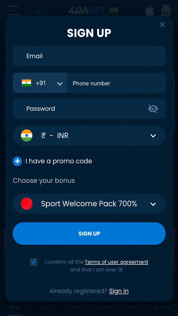 Install the app and create a personal account to use Paytm.