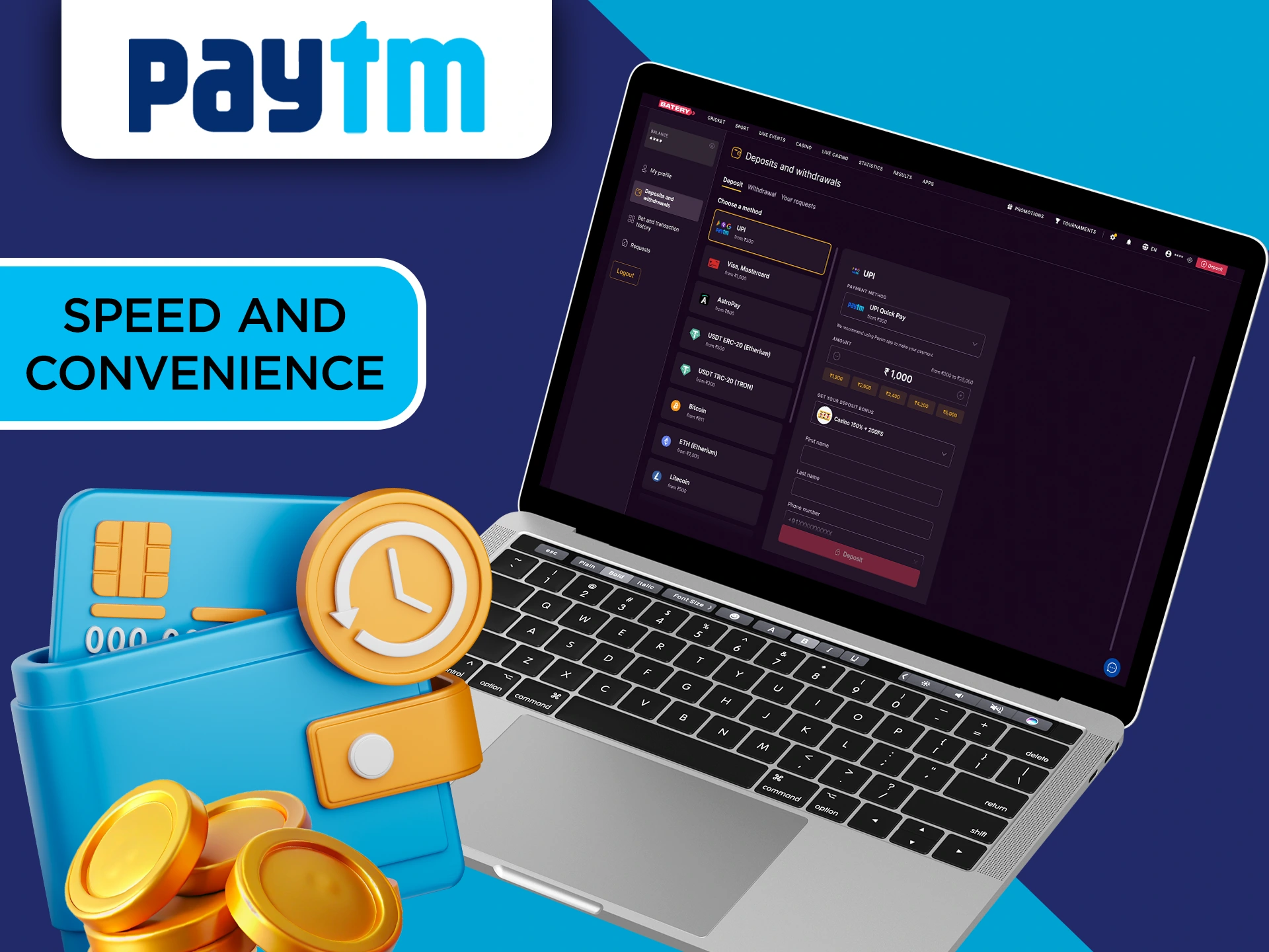 Paytm is one of the leaders in terms of speed of money transfers.