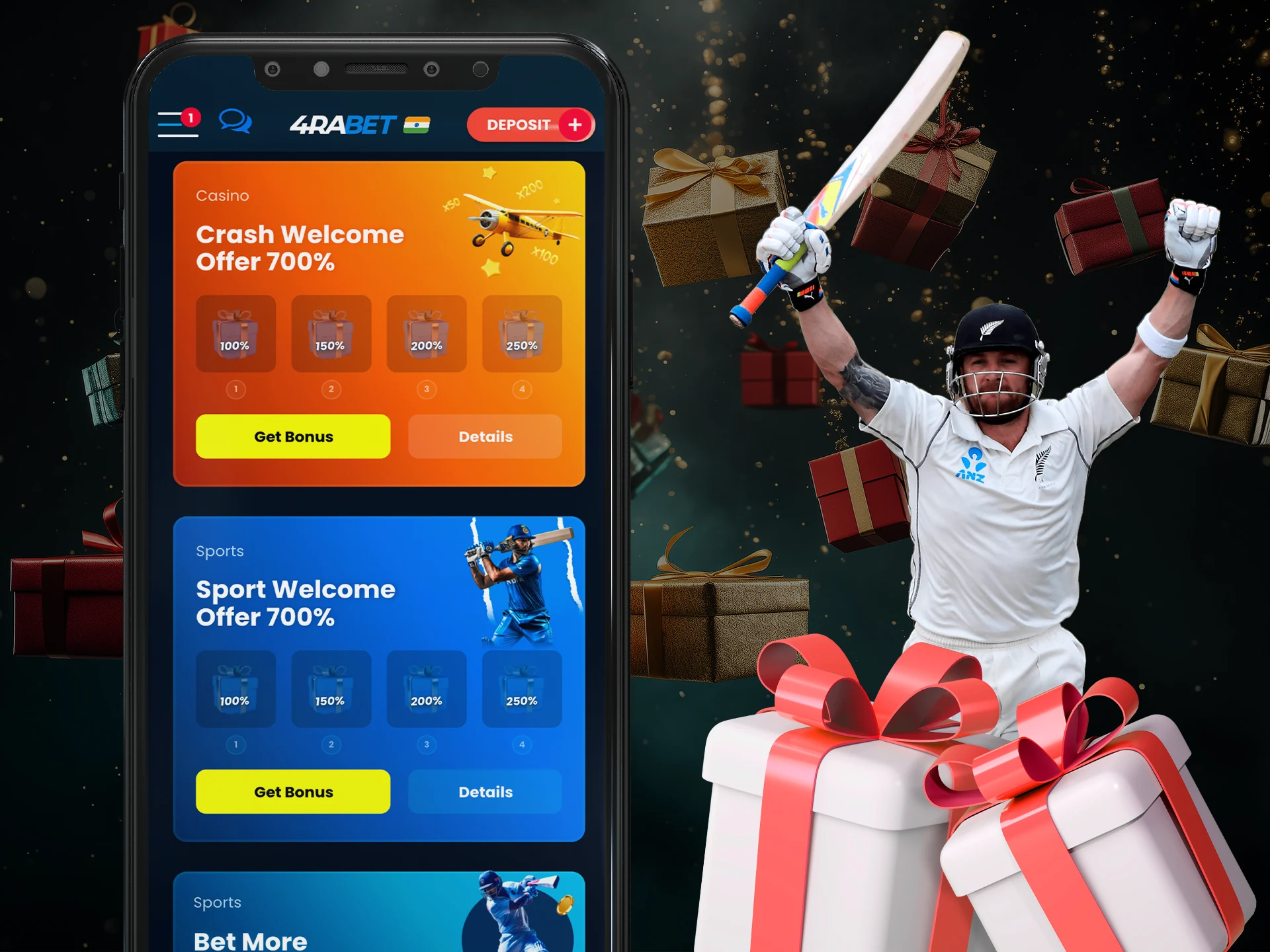 Get cricket betting bonuses from the best bookmakers in India.