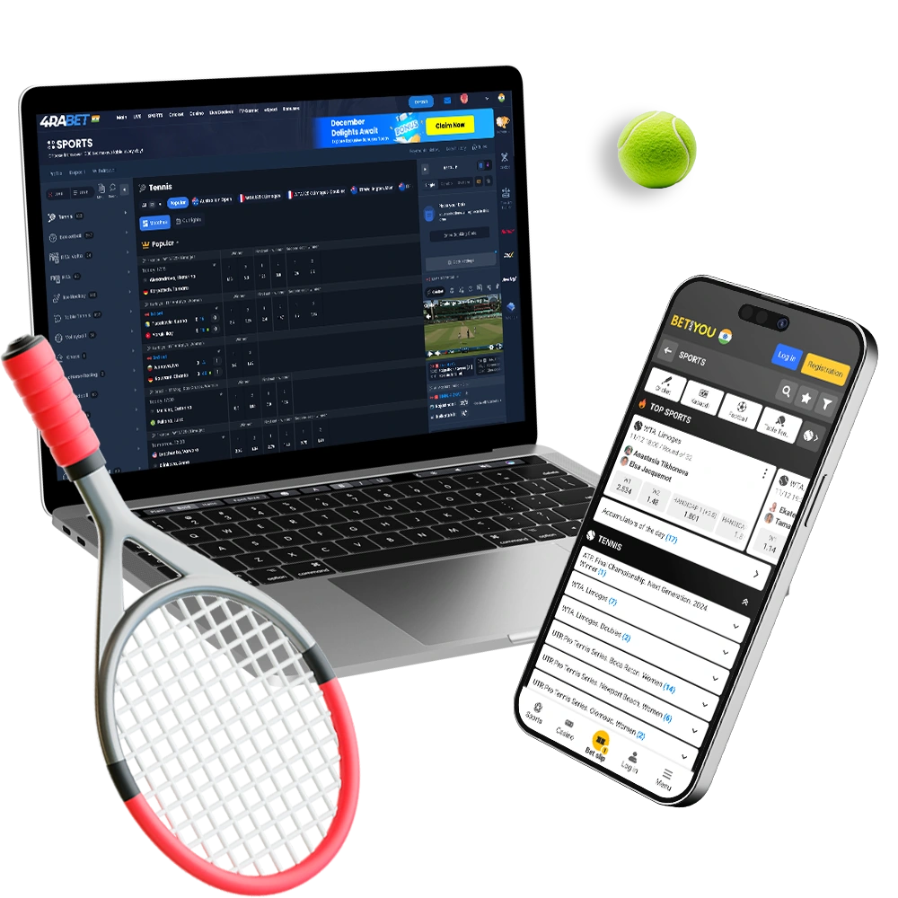 Find out about the best bookmakers for tennis betting in India.