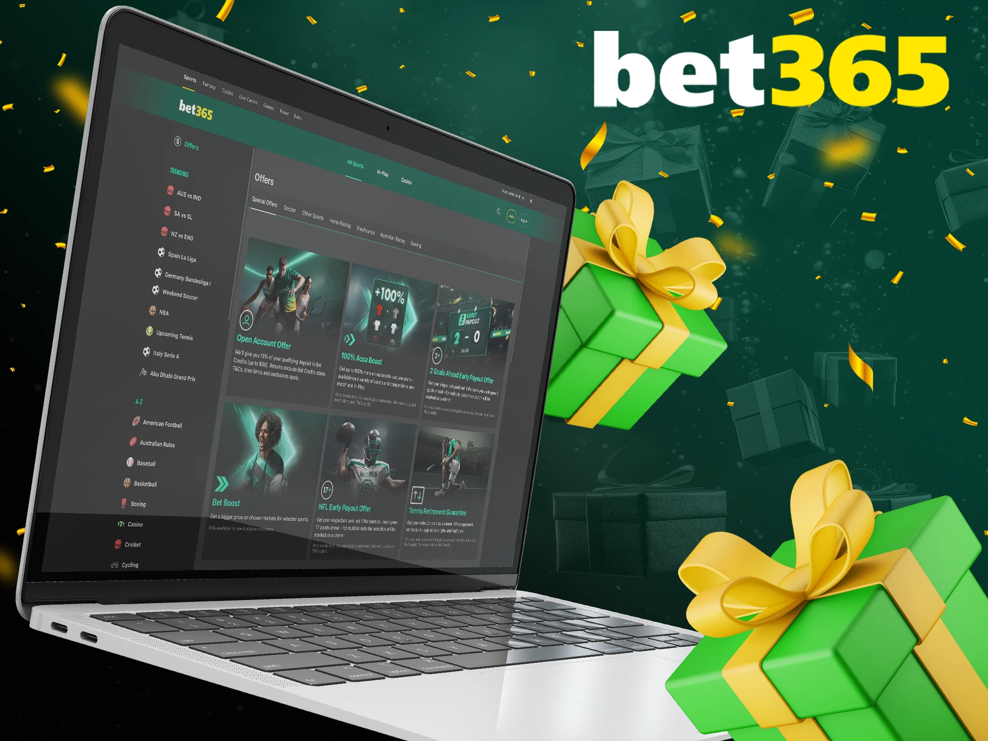 A welcome bonus for new users is already waiting for you at bet365.