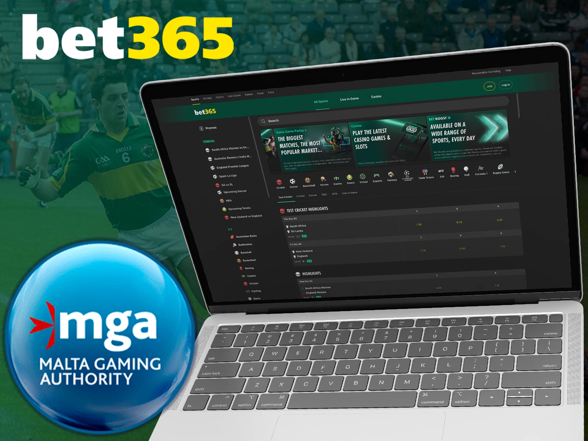 Bet365 is fully legal and licensed to operate in India.