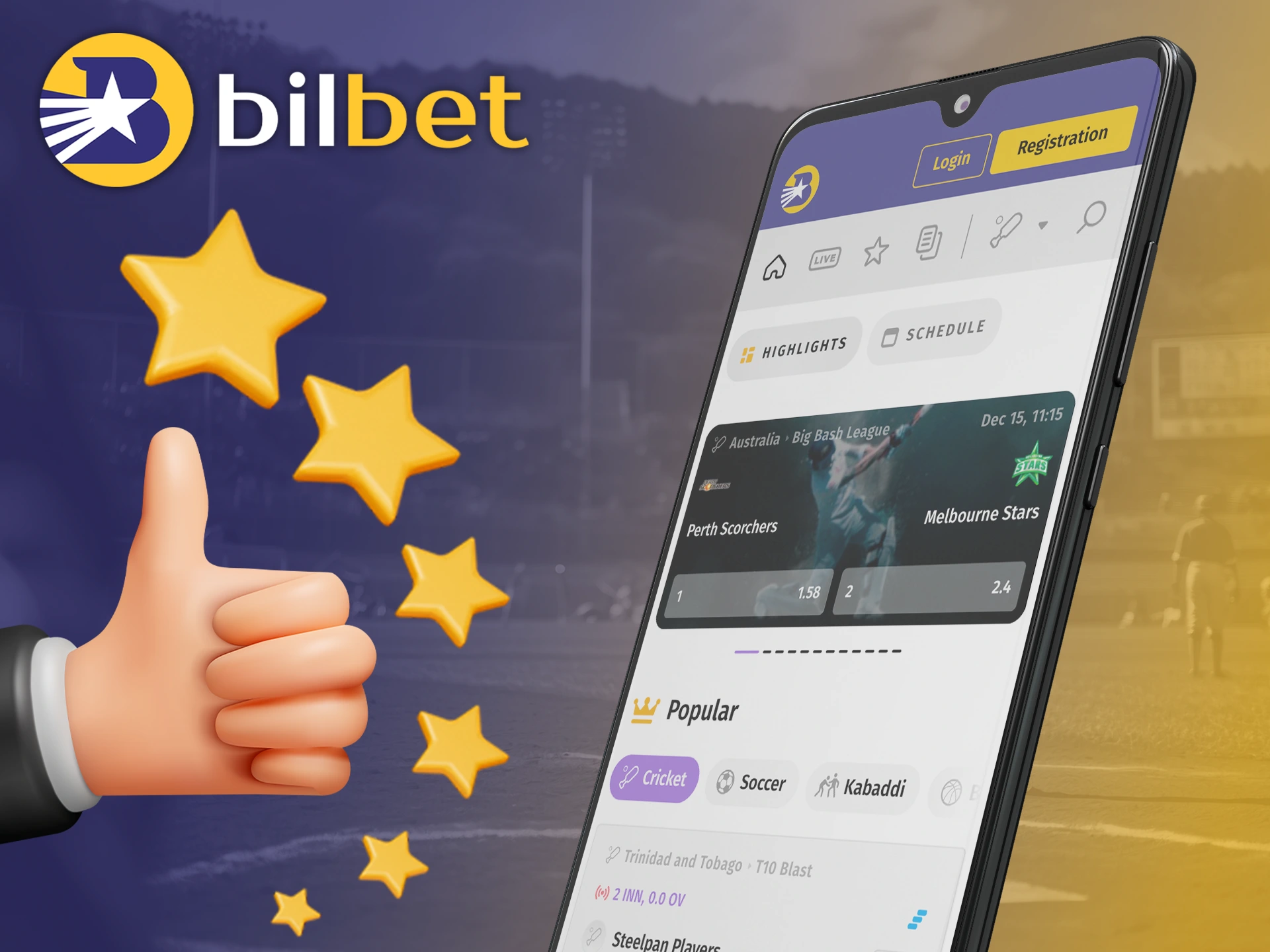 Learn about the features of the Bilbet app for your betting needs.