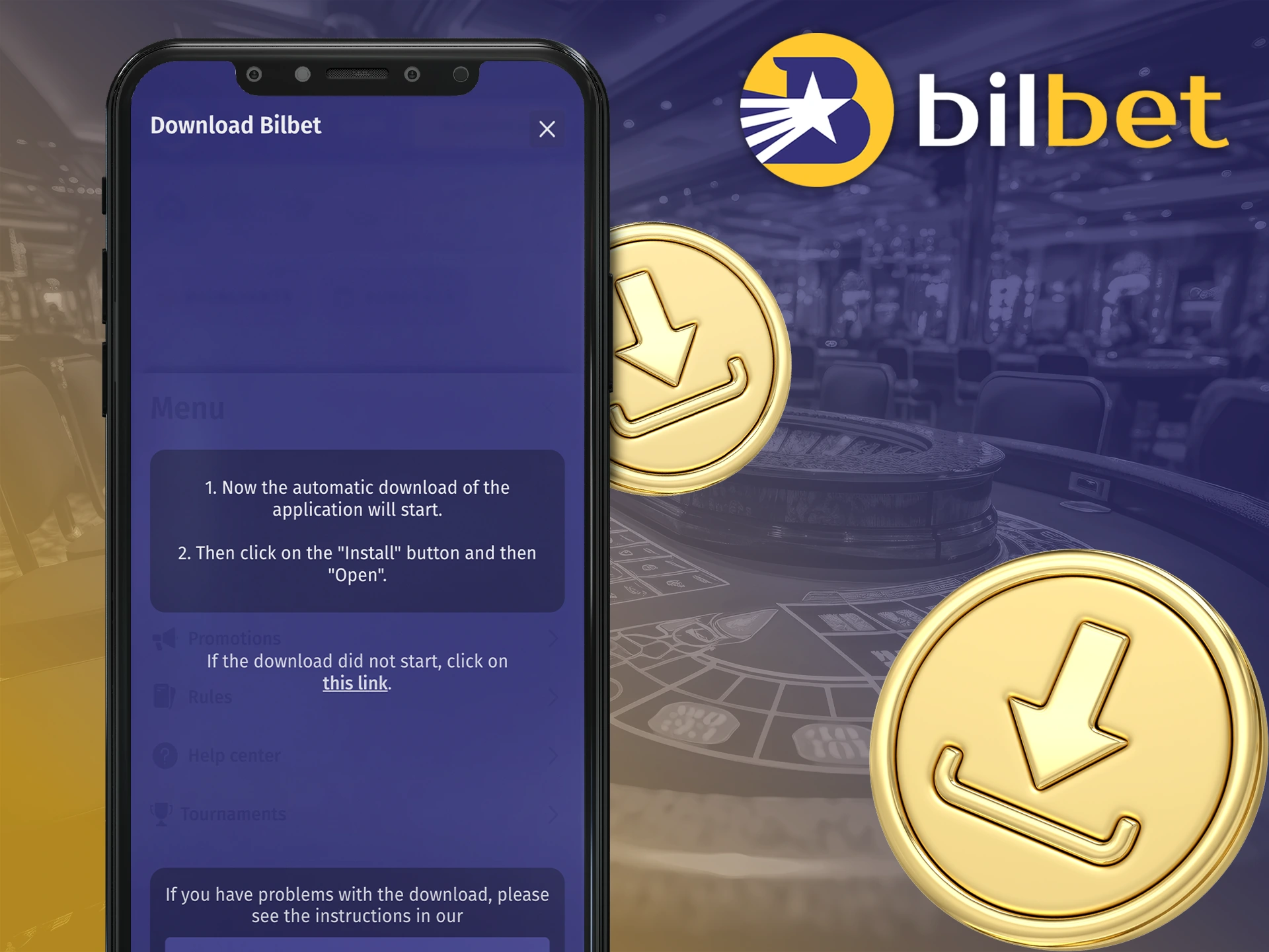 Learn how to install the Bilbet app on your smartphone.