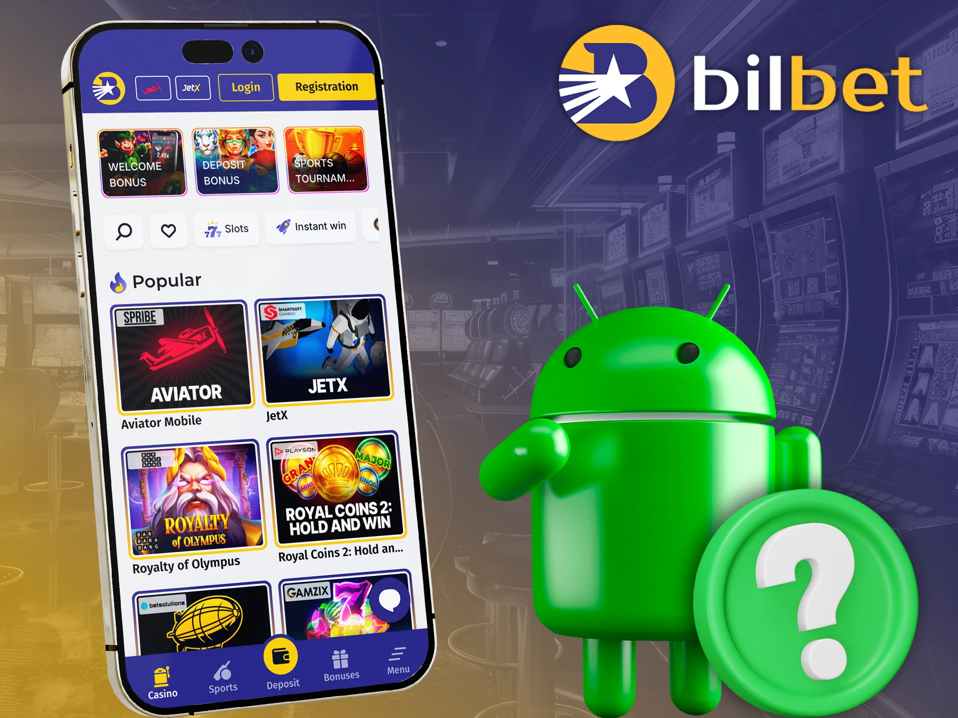 Learn more about the Bilbet android app.