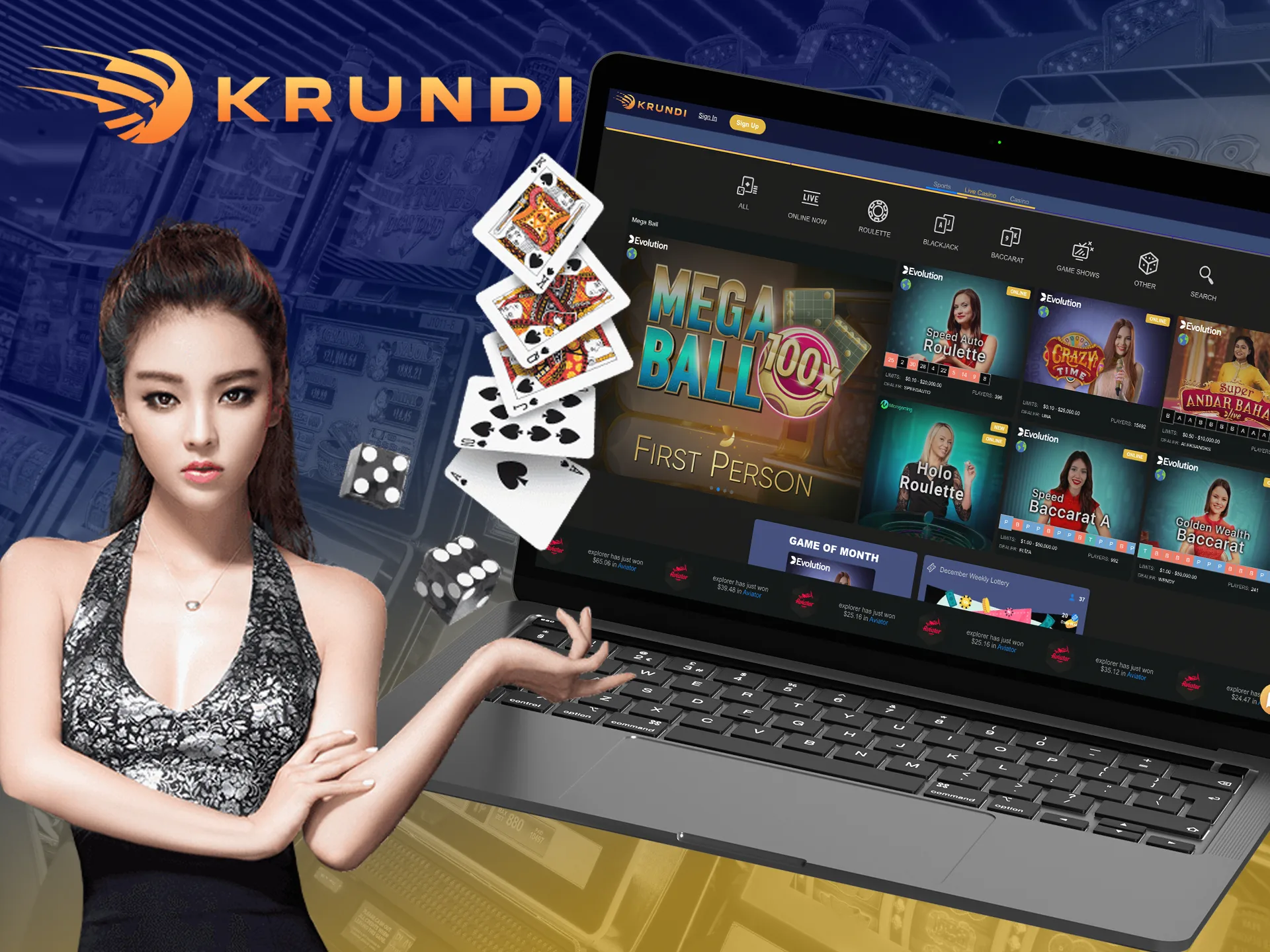 Place your bets with barking dealers together with Krundi.