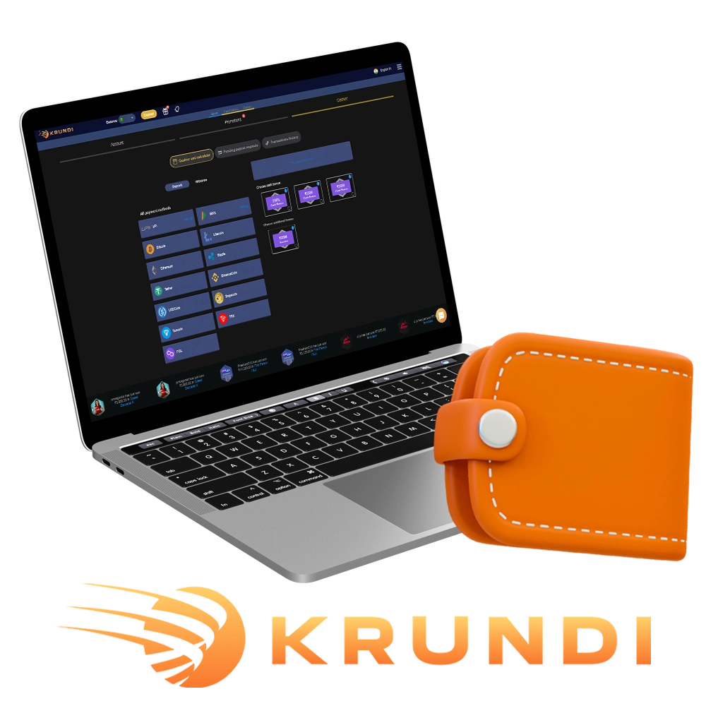 Deposit or withdraw money instantly at Krundi.