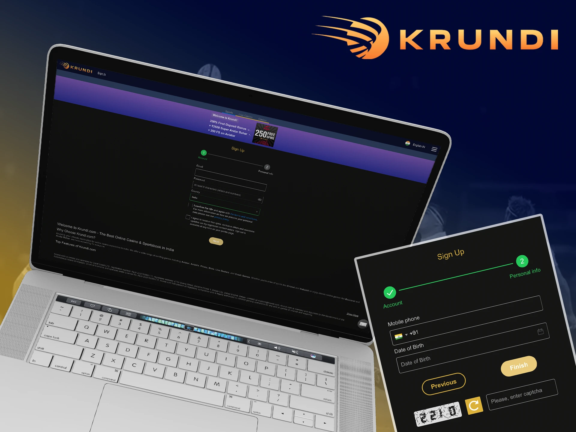 Learn how to go through all the steps of registering with Krundi correctly.