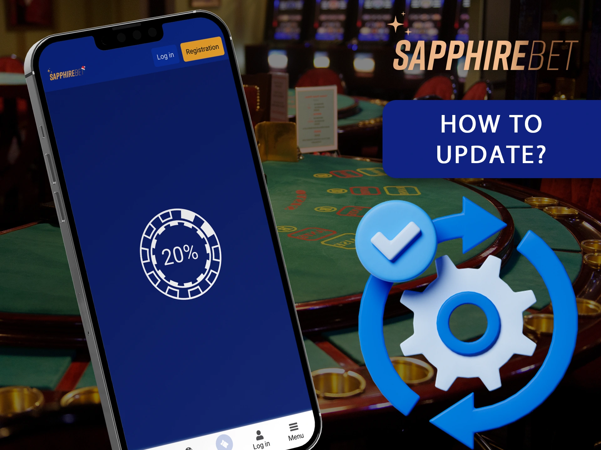 Check the update of the Sapphirebet app for the correct game.