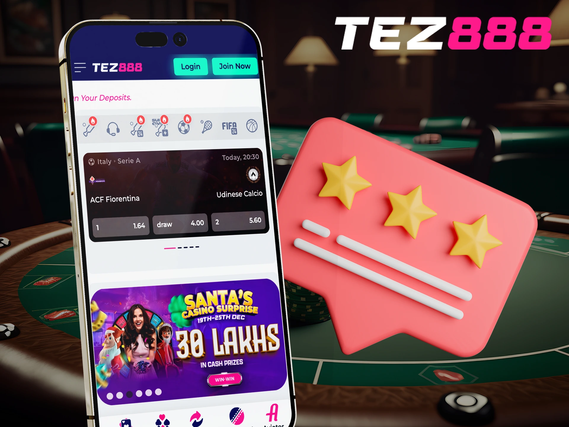 Check out the conclusion we have collected about Tez888 app.