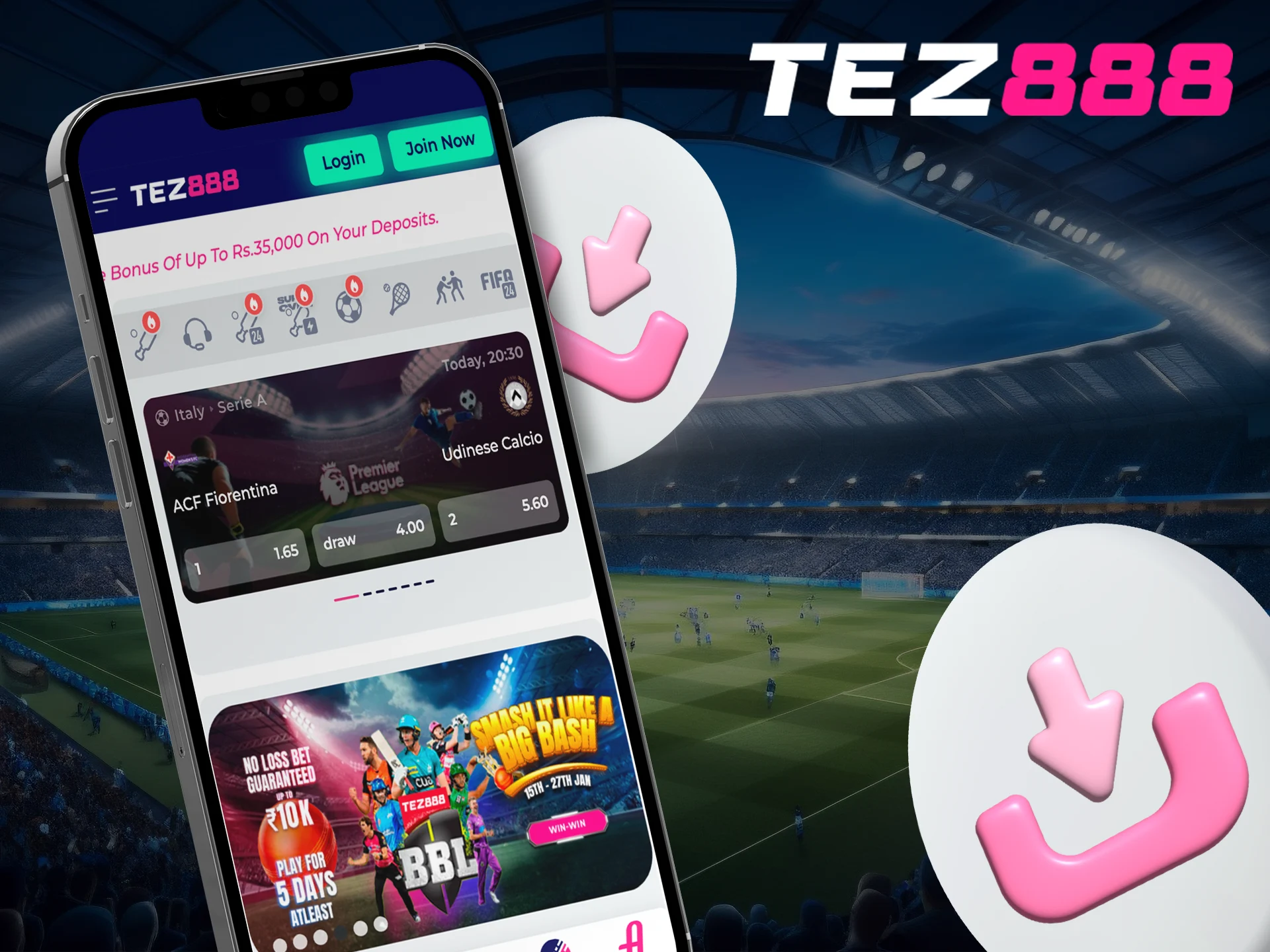 Learn how to install the Tez888 app on your smartphone.