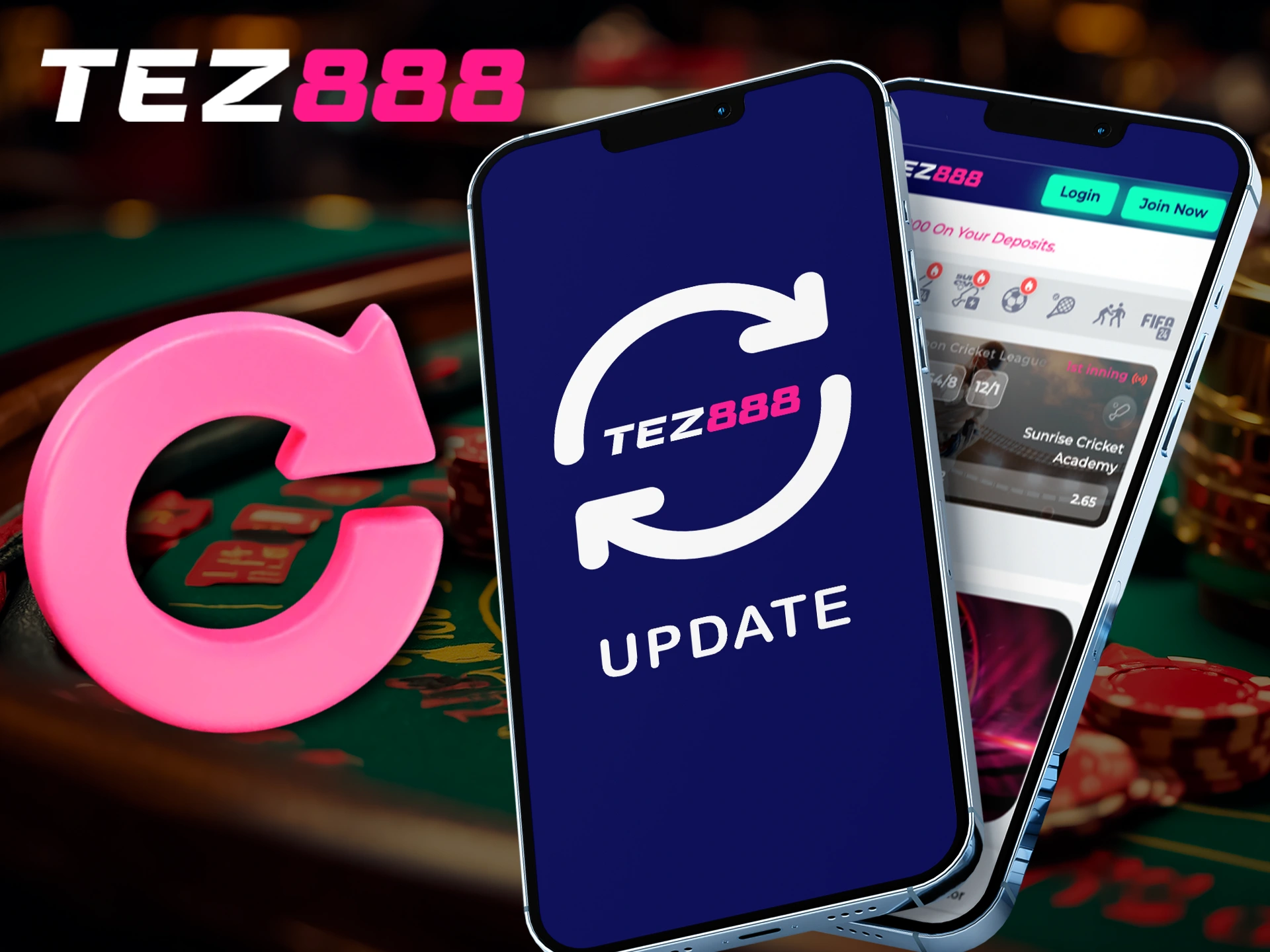 Tez888 app is updated regularly for correct operation.